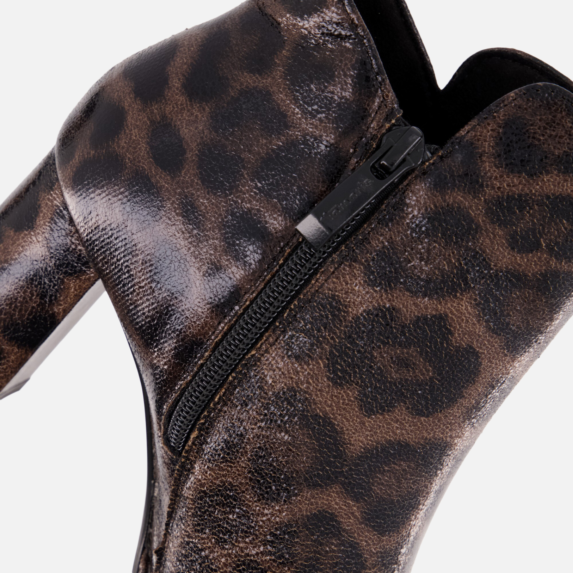 Tamaris Leopard Enkellaarsjes bruin Textiel afbeelding 4