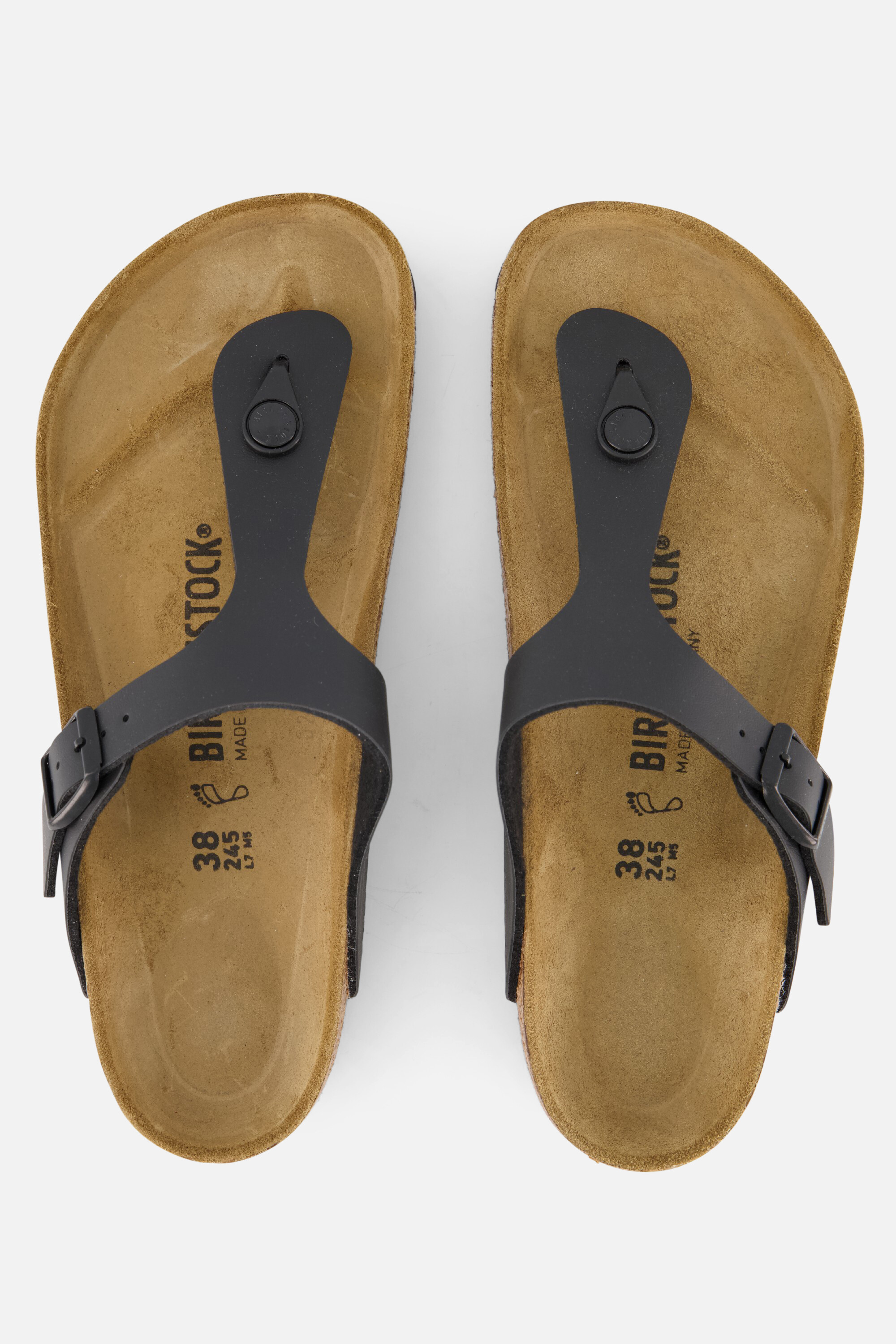 Birkenstock Gizeh Slippers zwart Synthetisch afbeelding 2