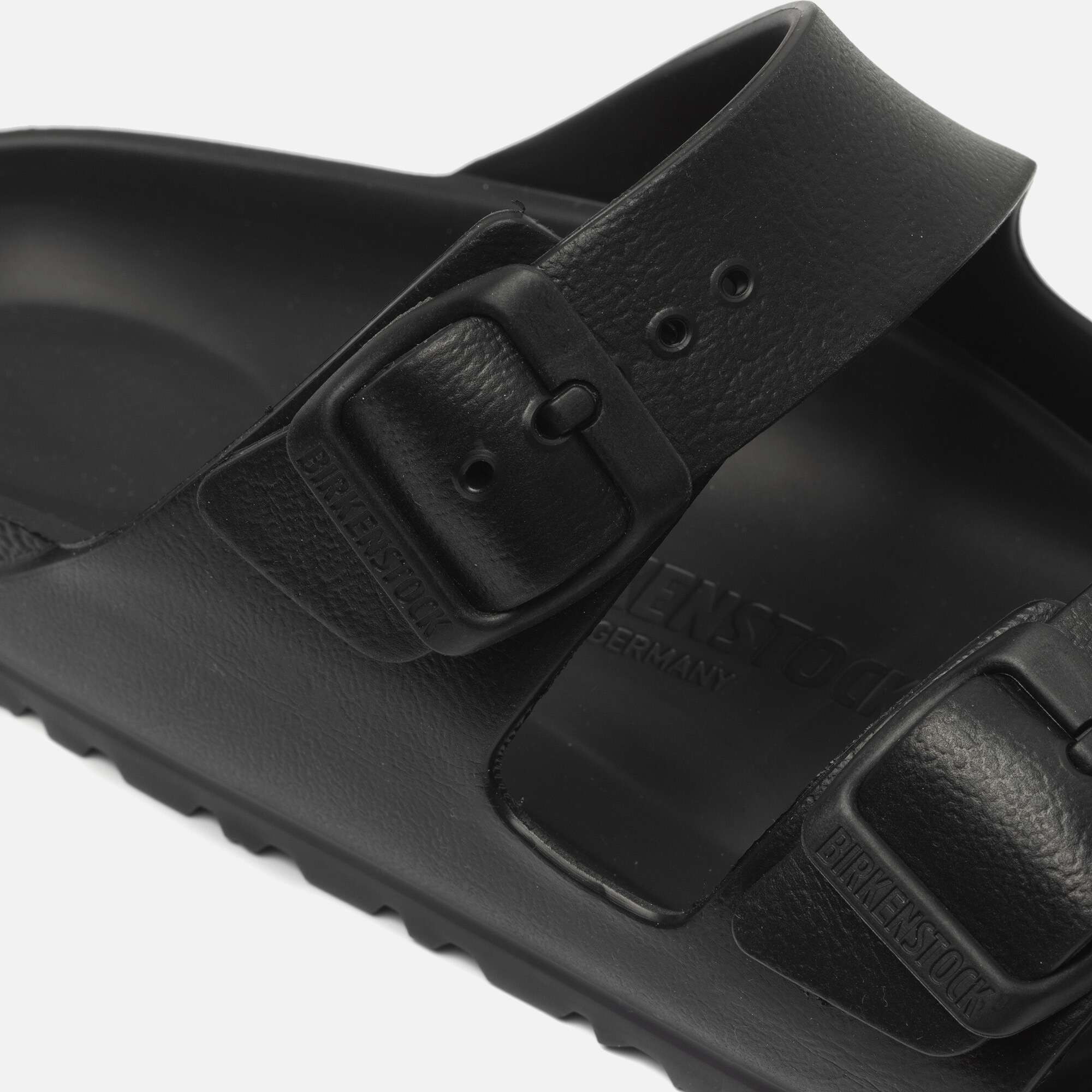 Birkenstock Arizona Slippers zwart Rubber afbeelding 4