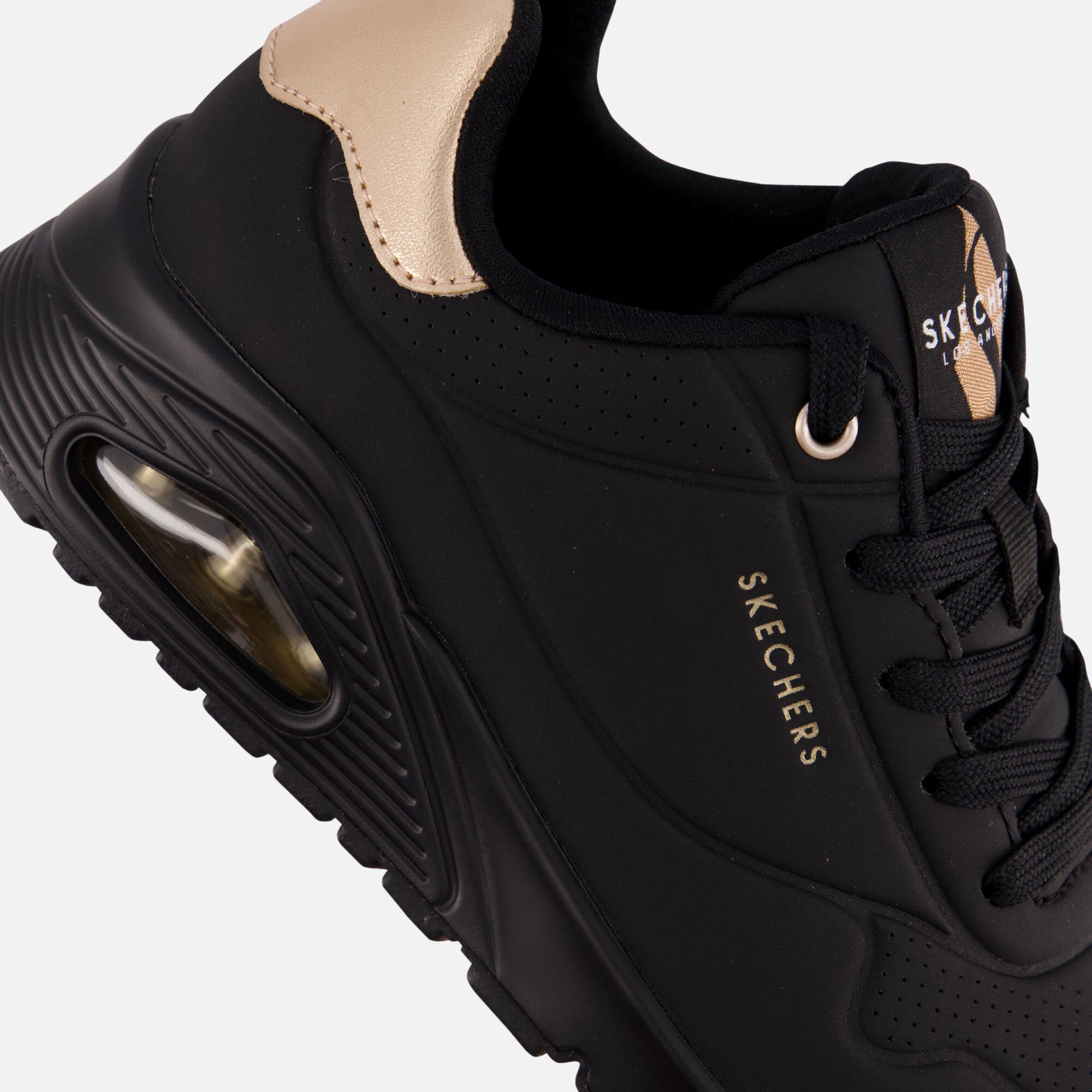 Skechers Uno Golden Air Sneakers zwart afbeelding 4