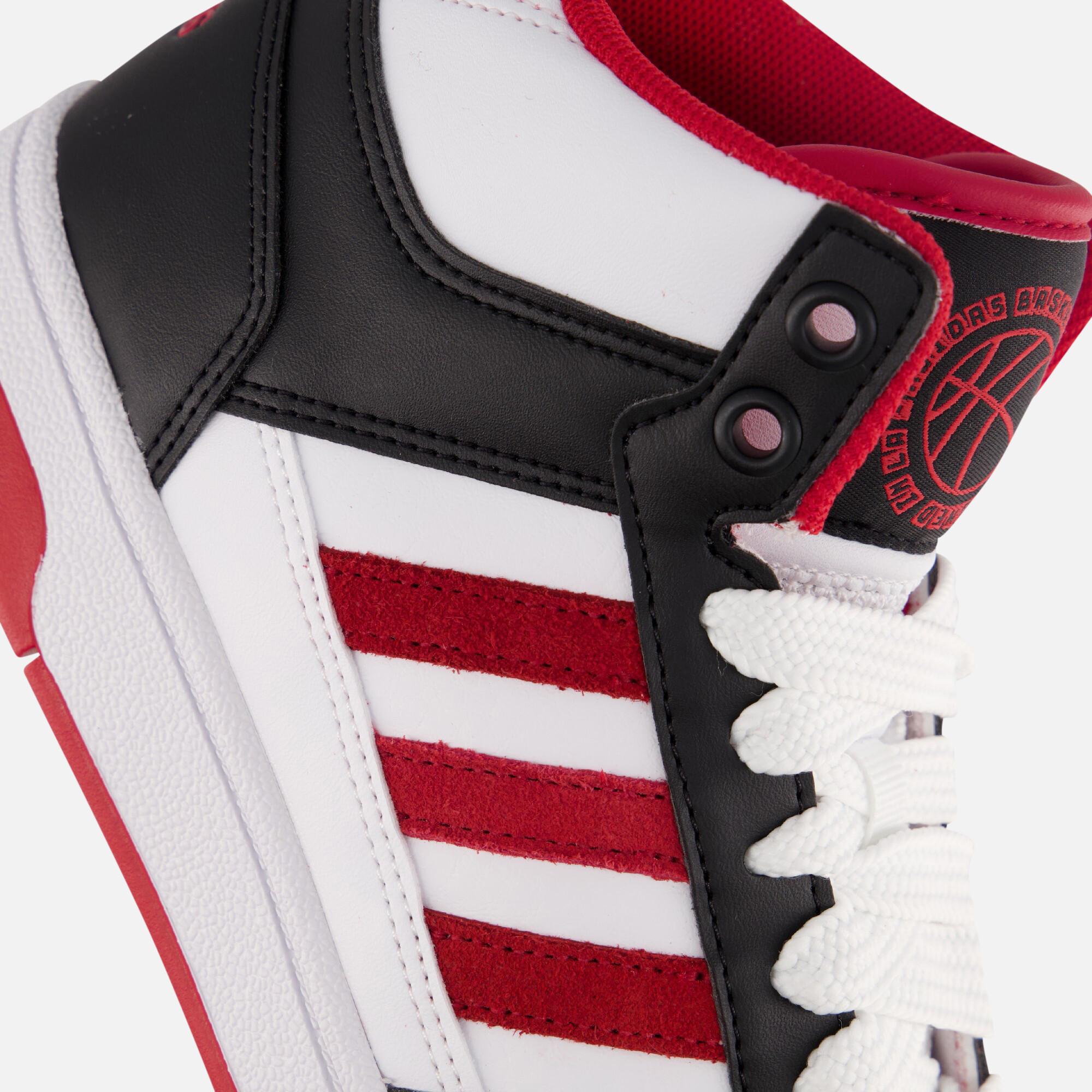 Adidas Rapid Court Mid Sneakers zwart Synthetisch afbeelding 4
