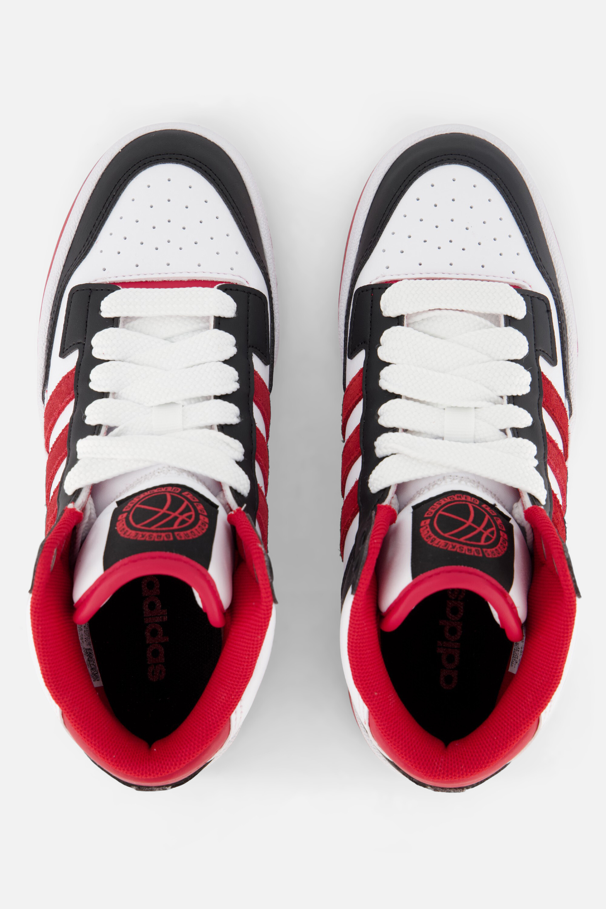 Adidas Rapid Court Mid Sneakers zwart Synthetisch afbeelding 2