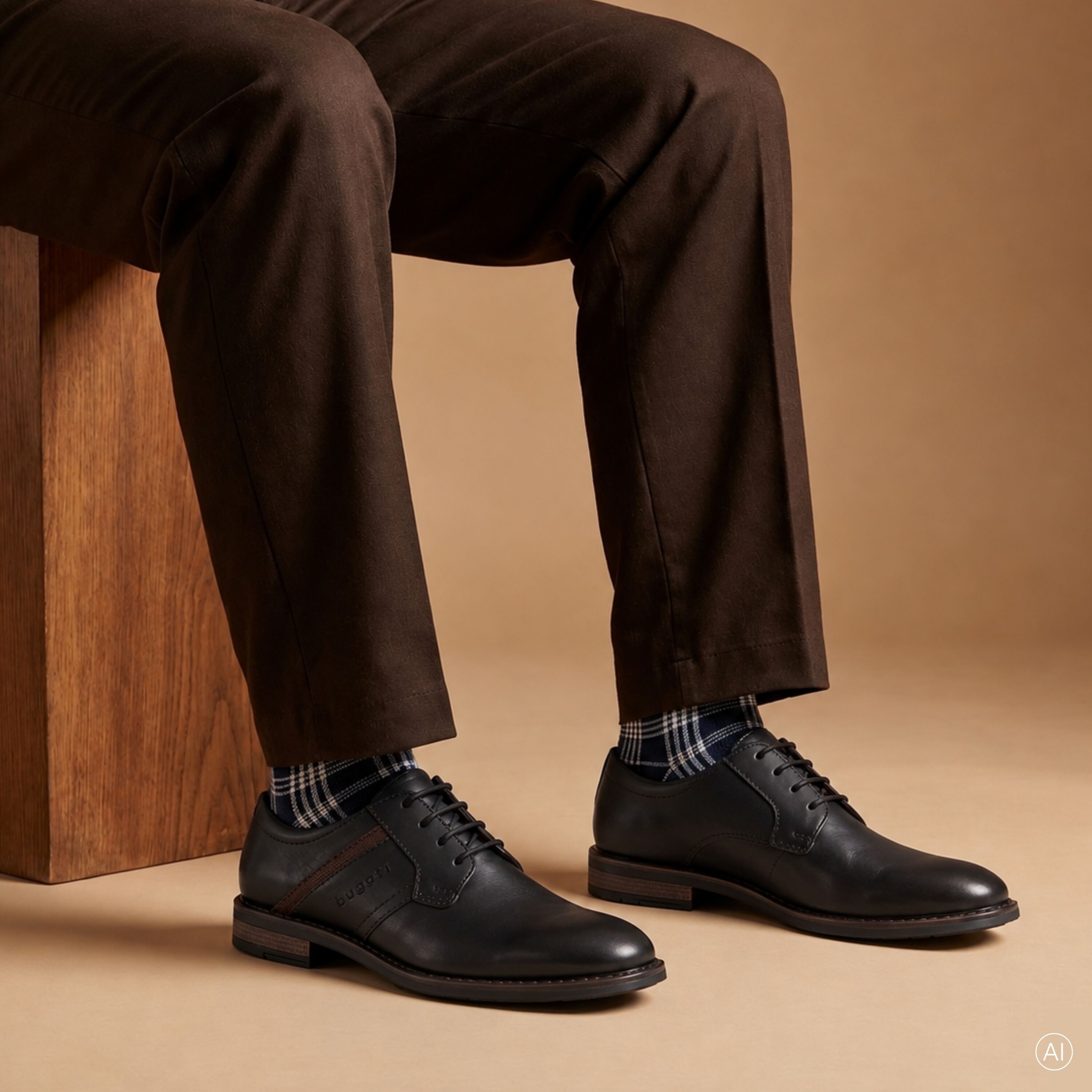 Bugatti Bugatti Amros Veterschoenen zwart