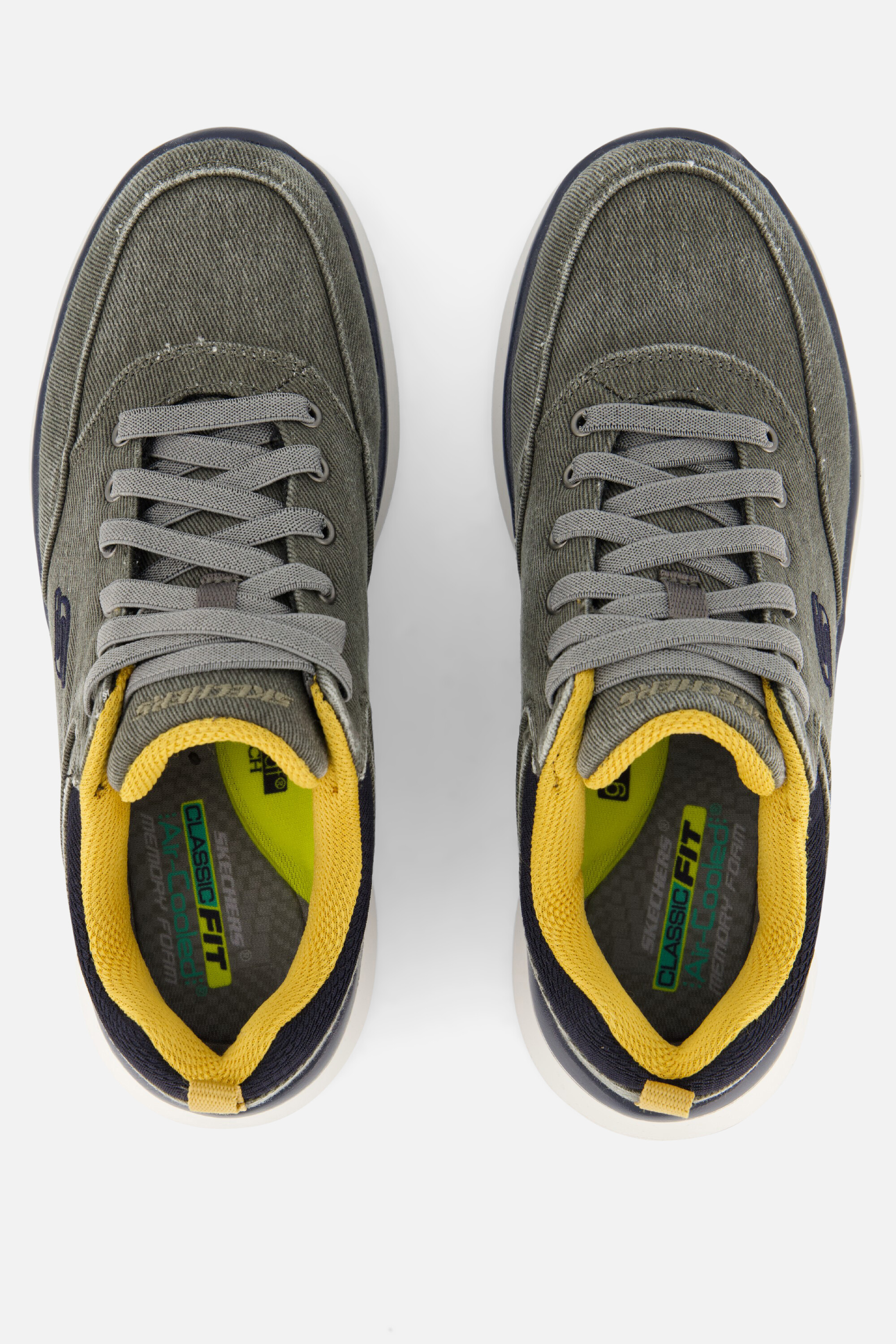Skechers Delson 2.0 Sneakers grijs Textiel afbeelding 2