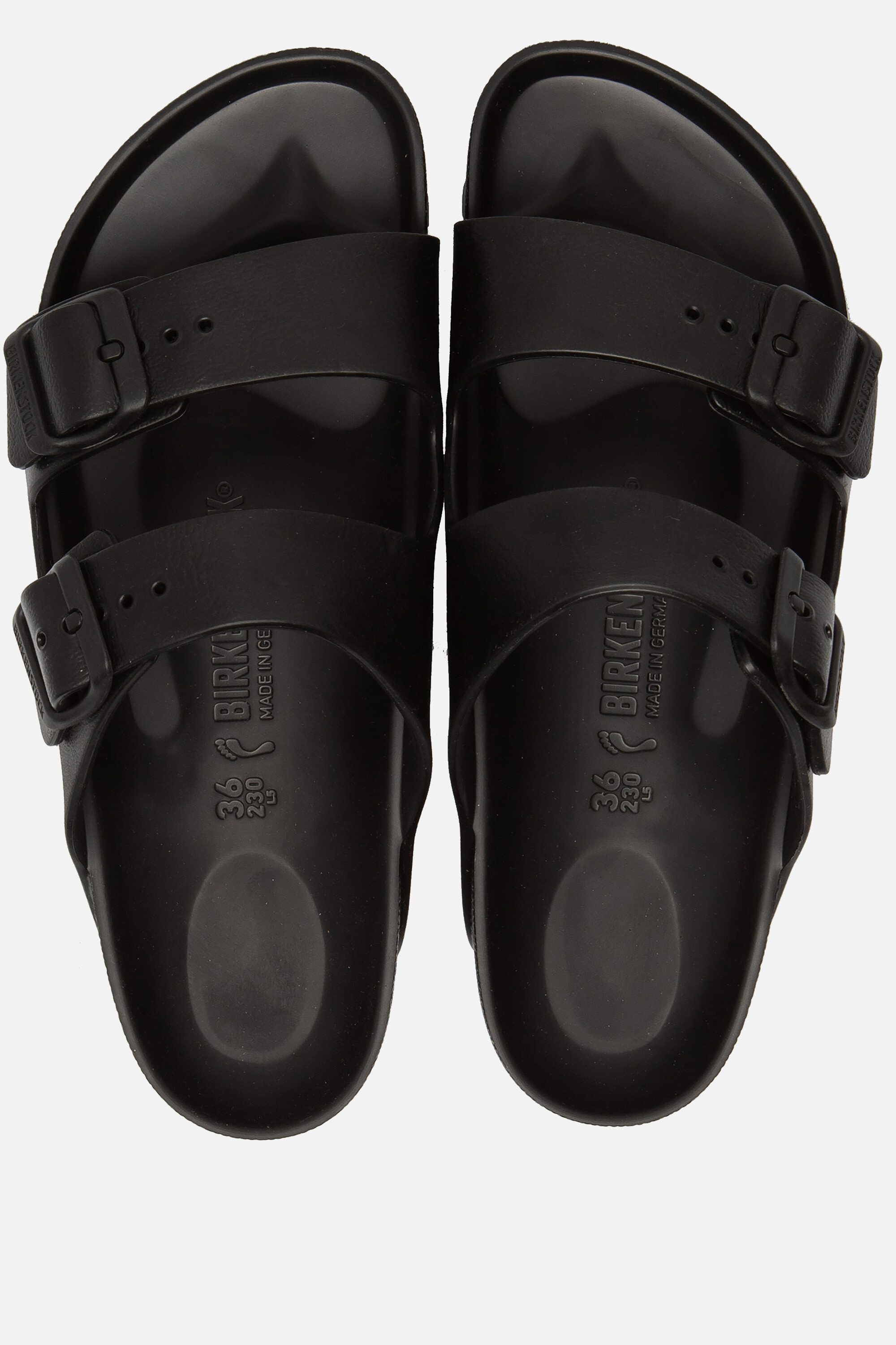 Birkenstock Arizona Slippers zwart Rubber afbeelding 2
