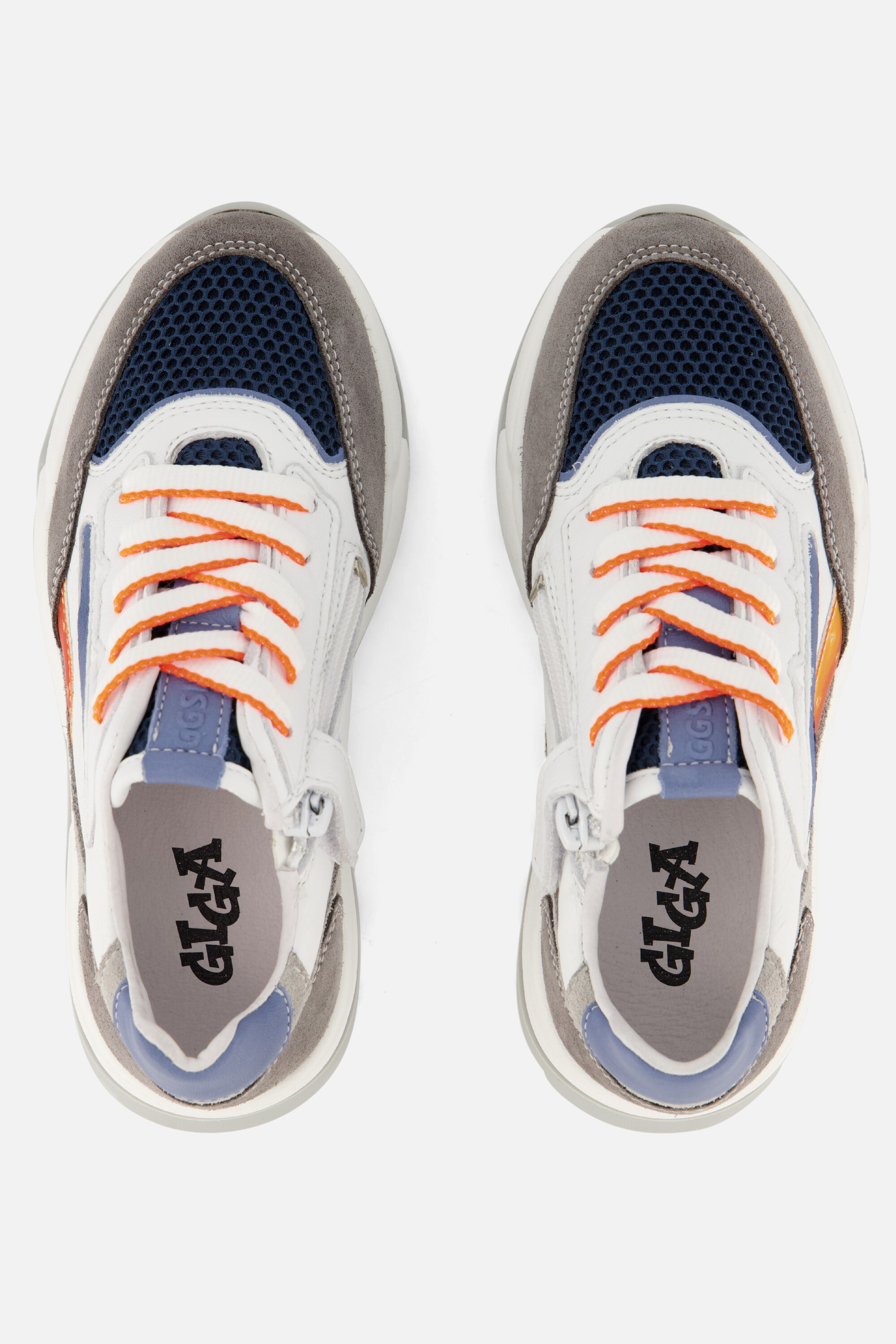 Giga Sneakers grijs Leer afbeelding 2