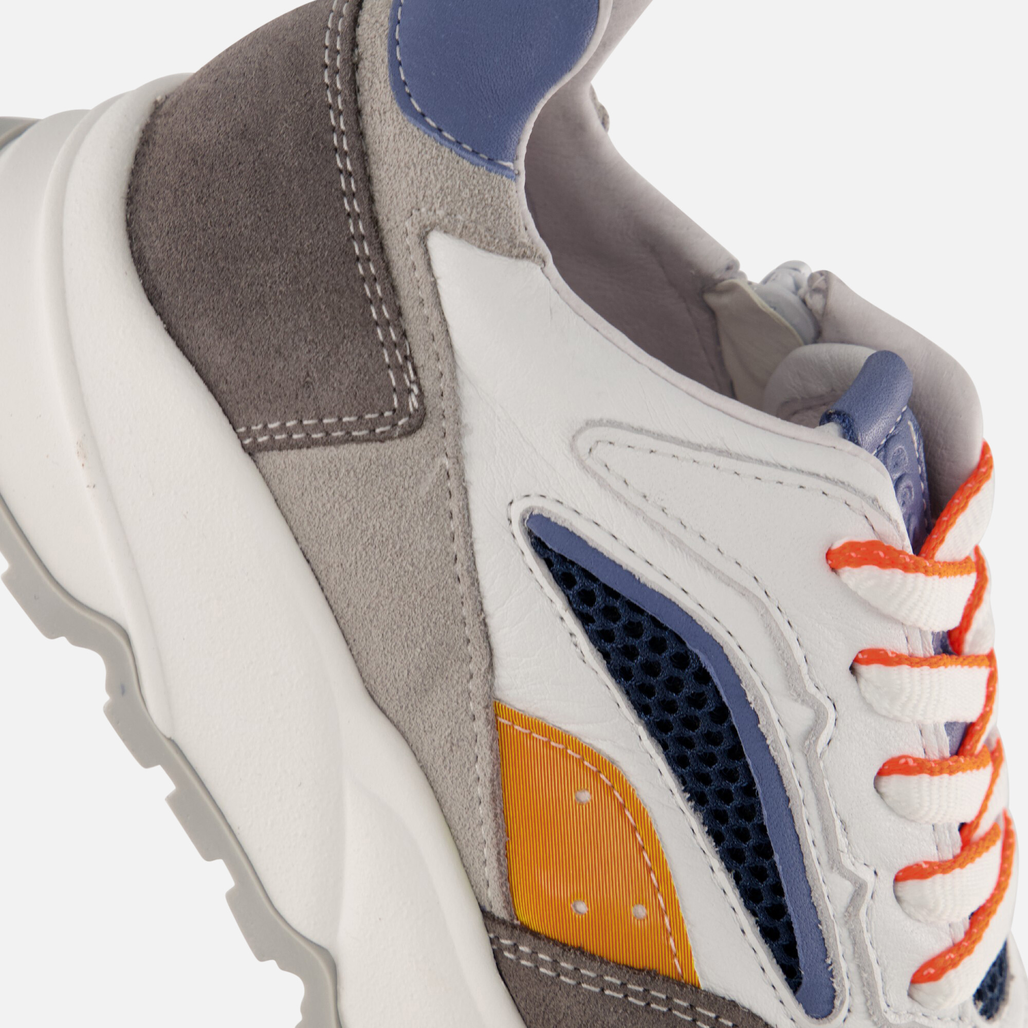 Giga Sneakers grijs Leer afbeelding 4