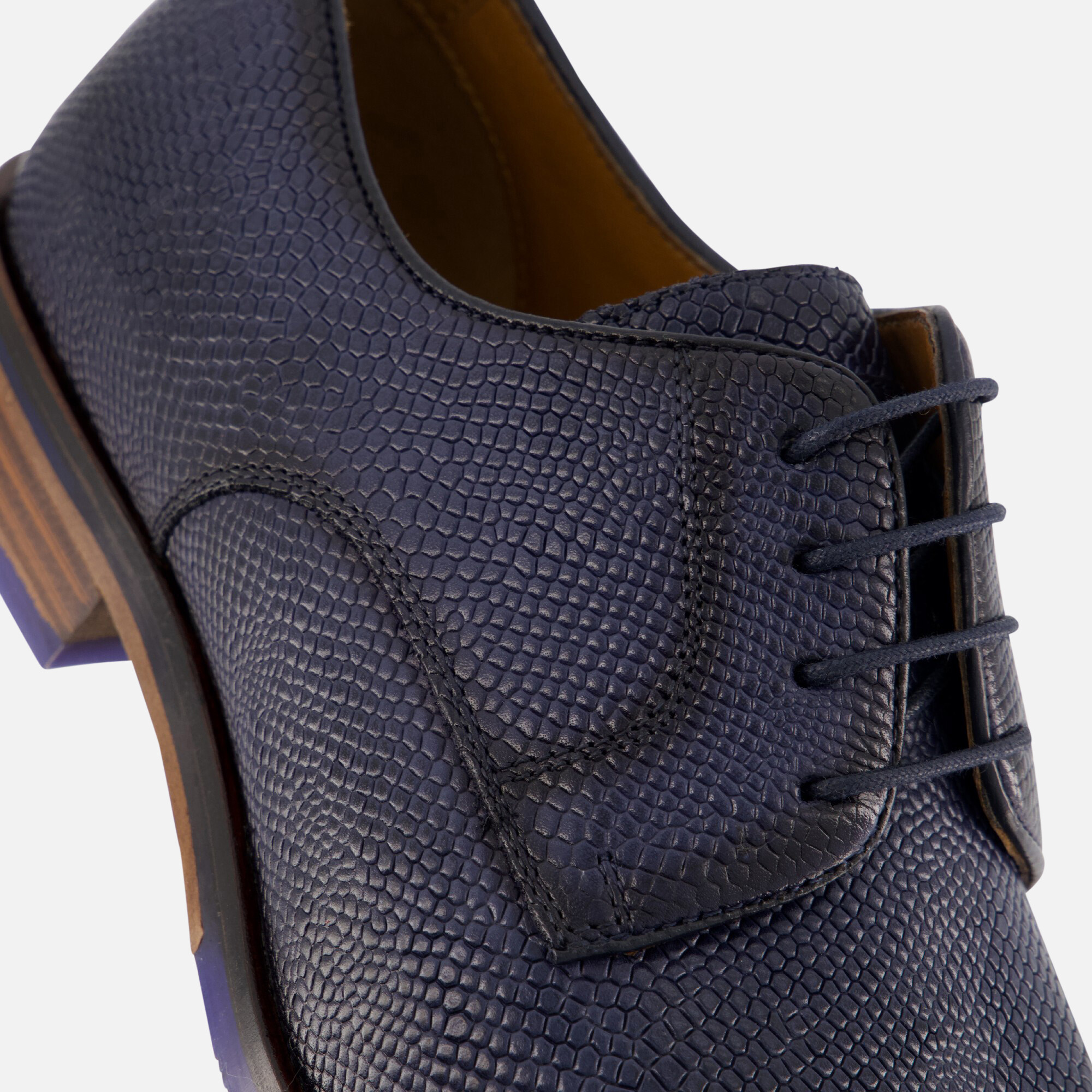 Australian Valado Veterschoenen blauw Leer afbeelding 4
