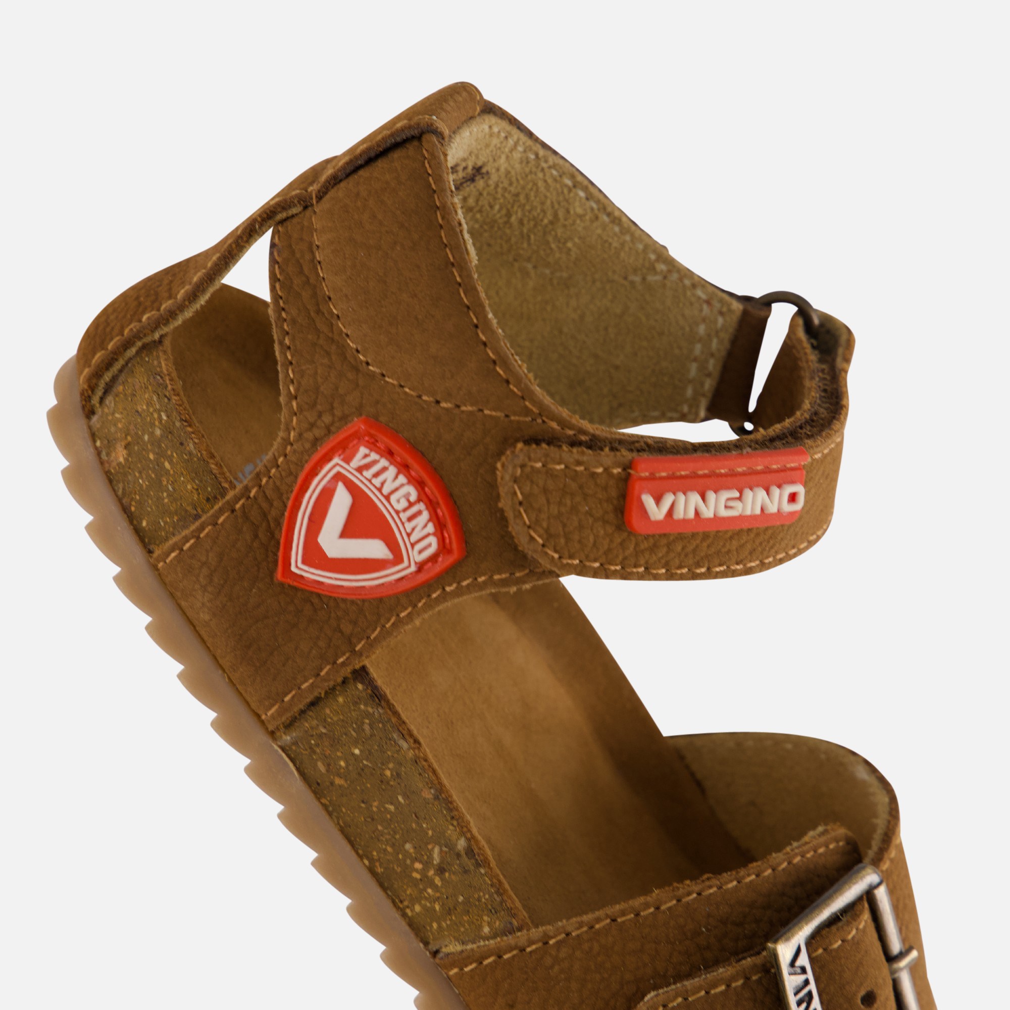 Vingino Jack Sandalen cognac Leer afbeelding 4