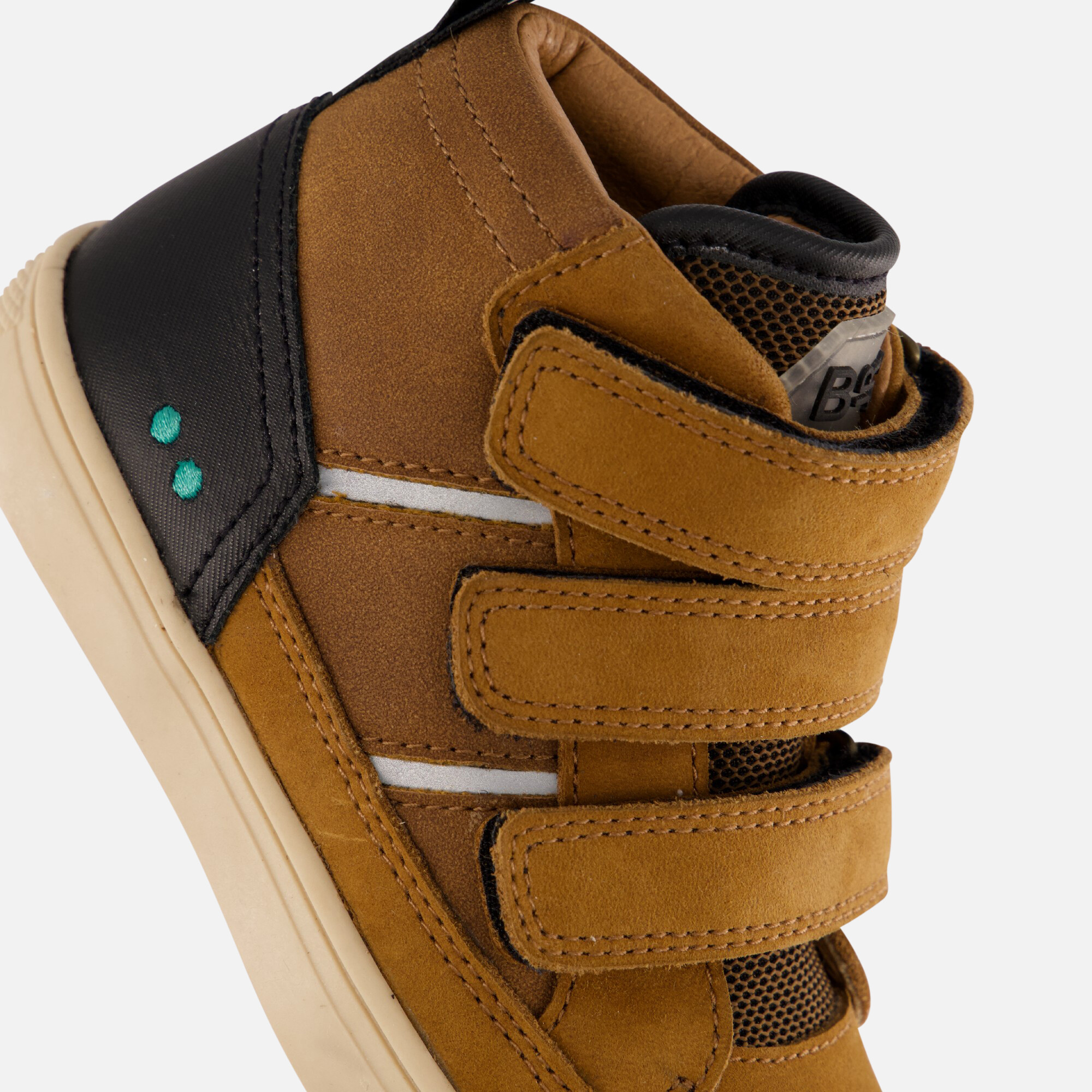 BunniesJR Velcro Sneakers cognac Leer afbeelding 4