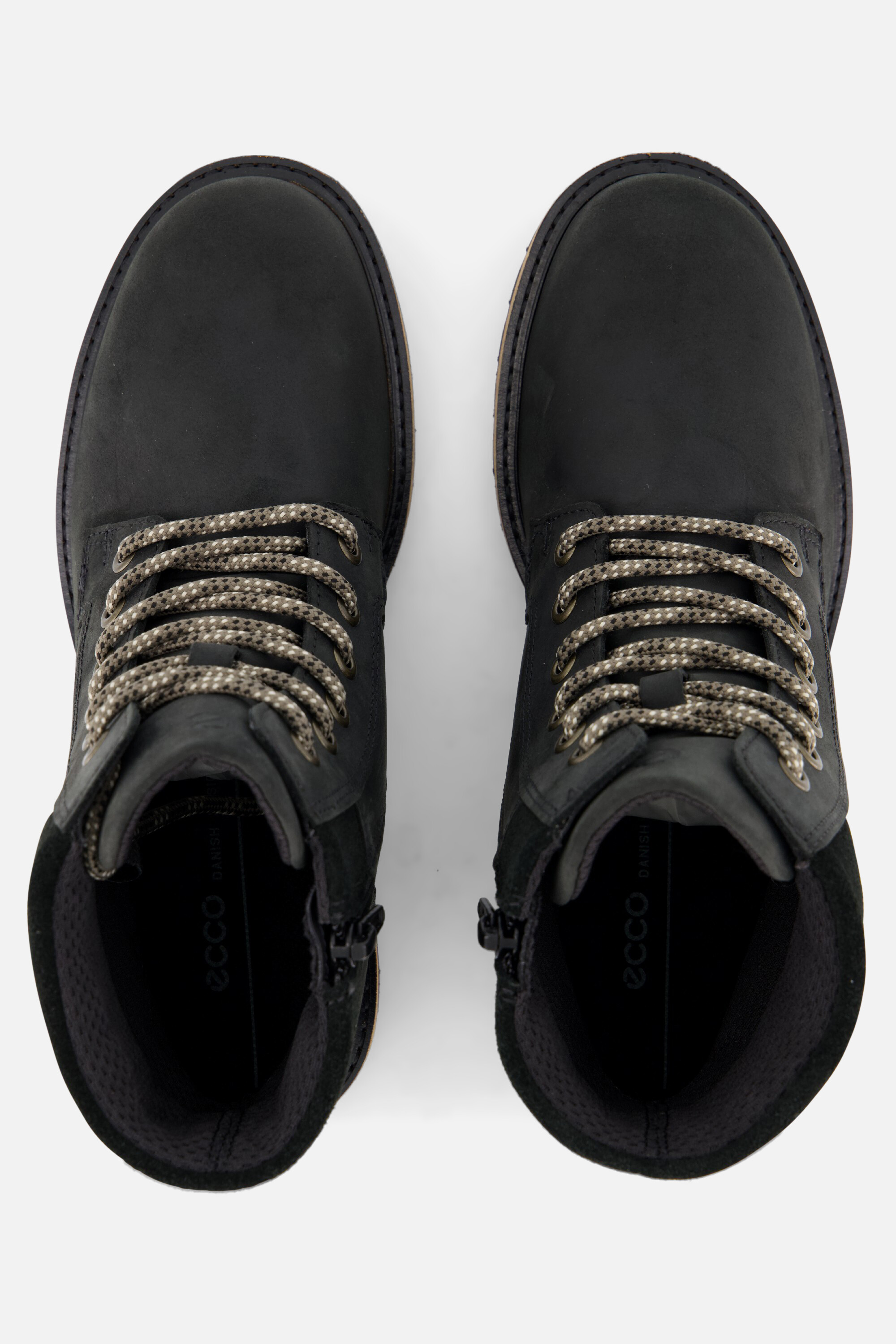 Ecco Elaina Veterboots zwart Leer afbeelding 2