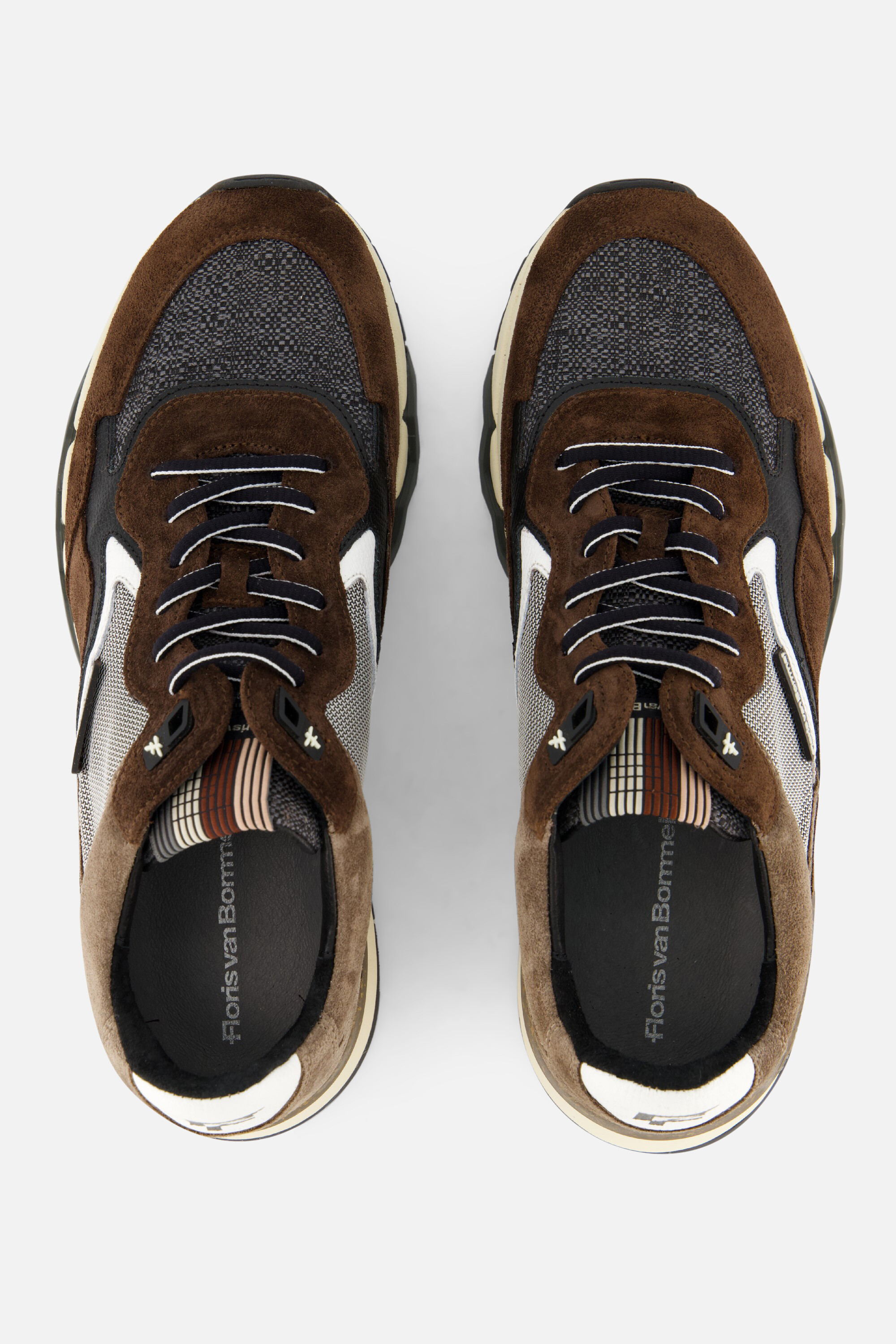 Floris van Bommel De Zager 05.07 Sneakers zwart afbeelding 2