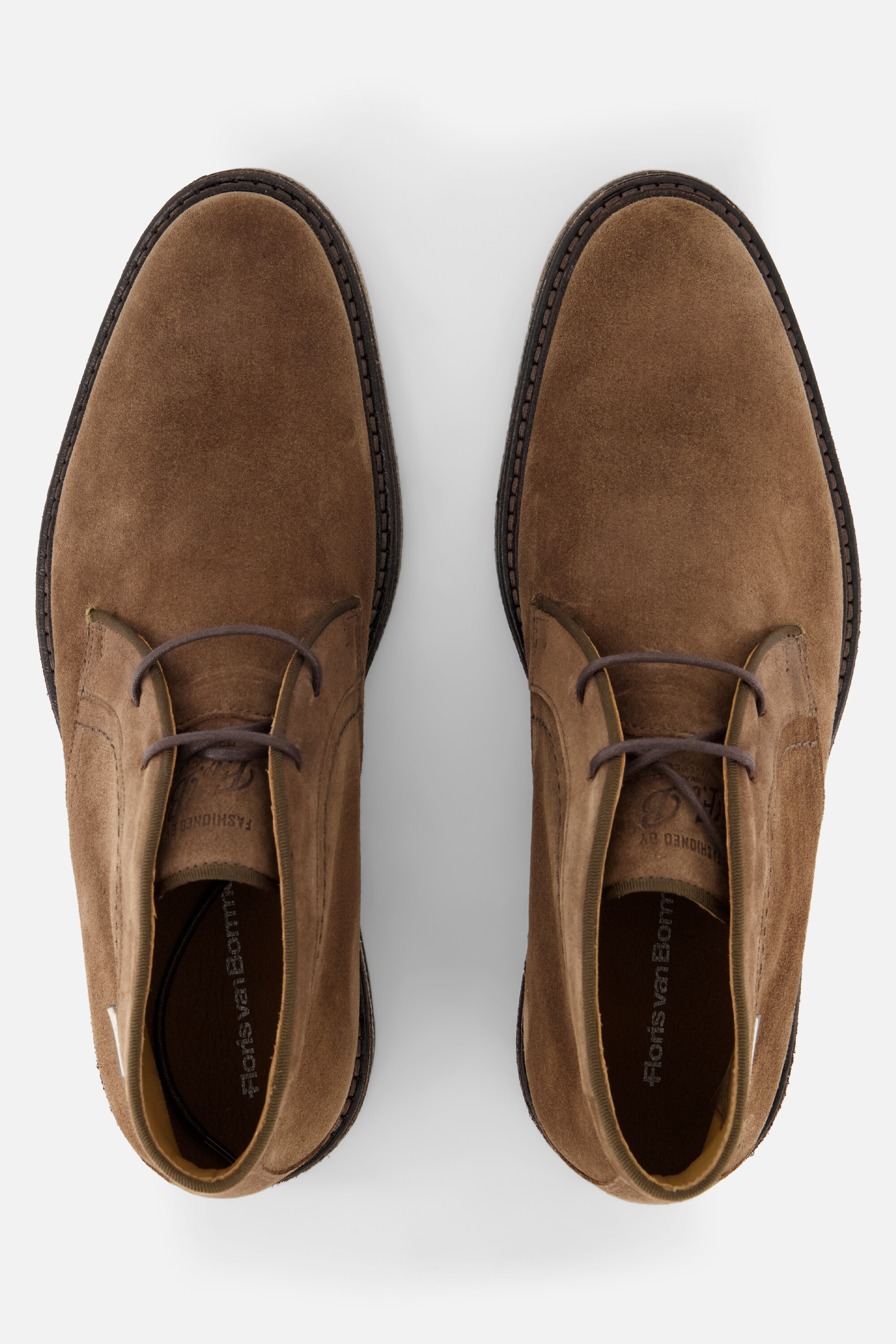 Floris van Bommel de Tanker Veterboot cognac Suede afbeelding 3