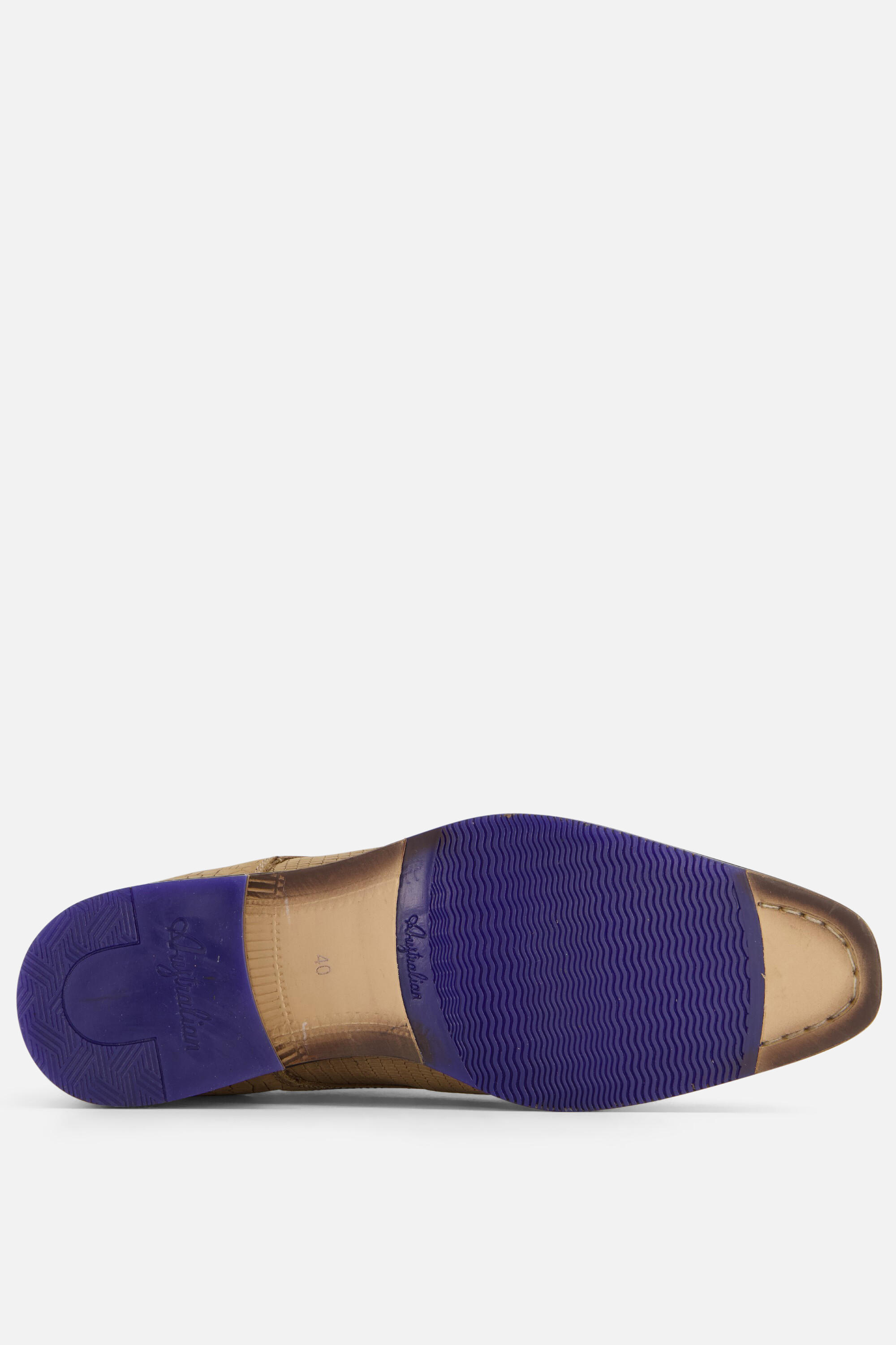 Australian Guardiola Veterschoenen beige Leer afbeelding 3