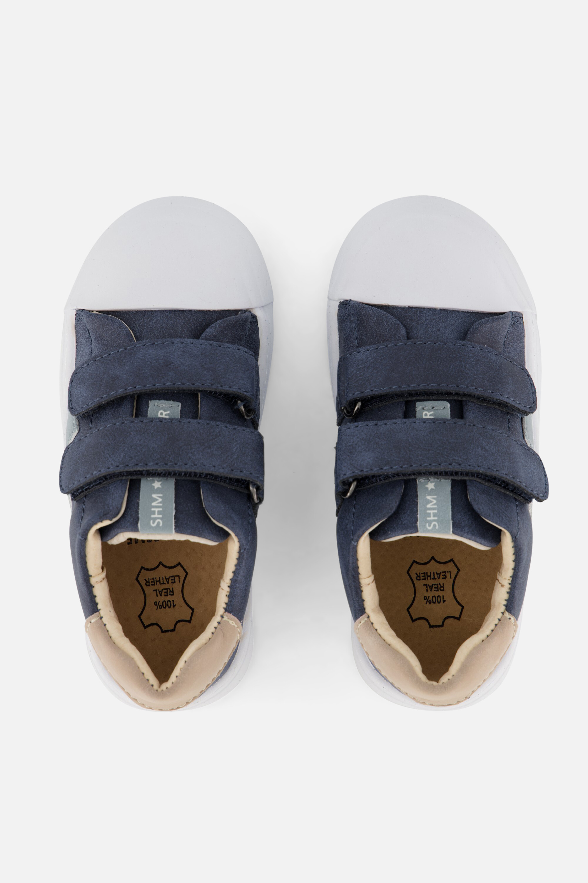 Shoesme Velcro Sneakers blauw Leer afbeelding 2