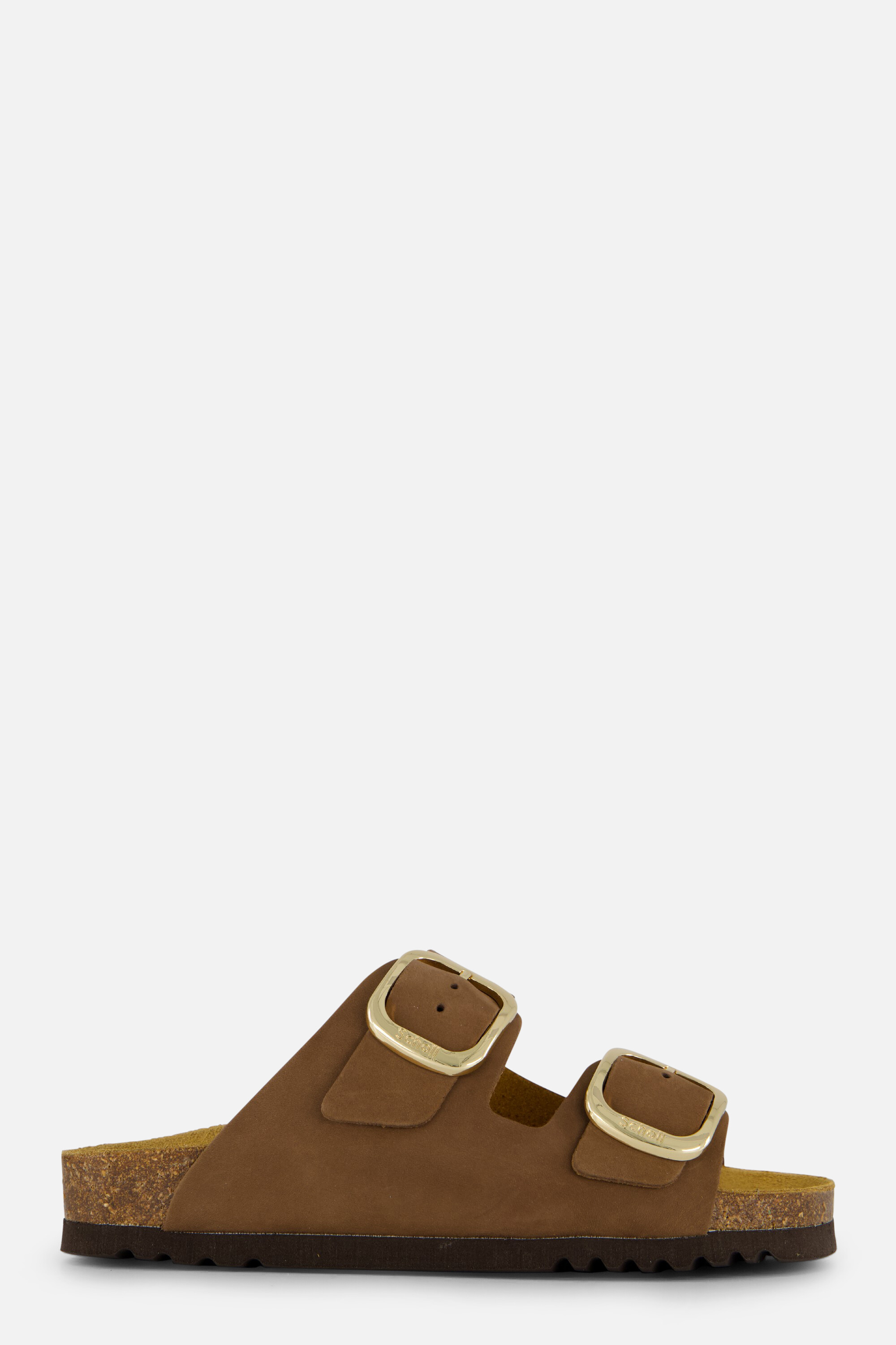 Scholl Noelle Slippers bruin Nubuck afbeelding 4