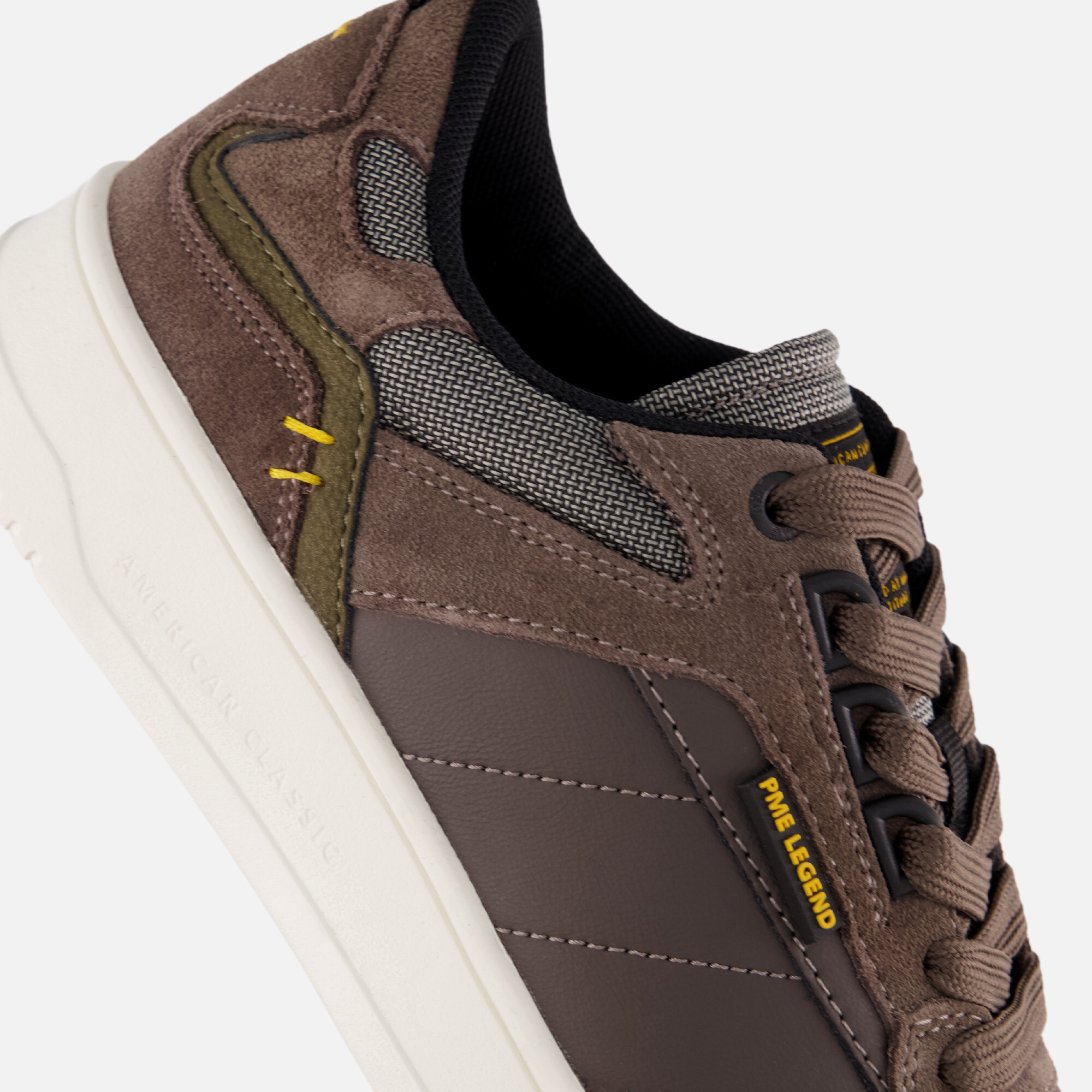 PME Legend Hinger Sneakers taupe Leer afbeelding 4