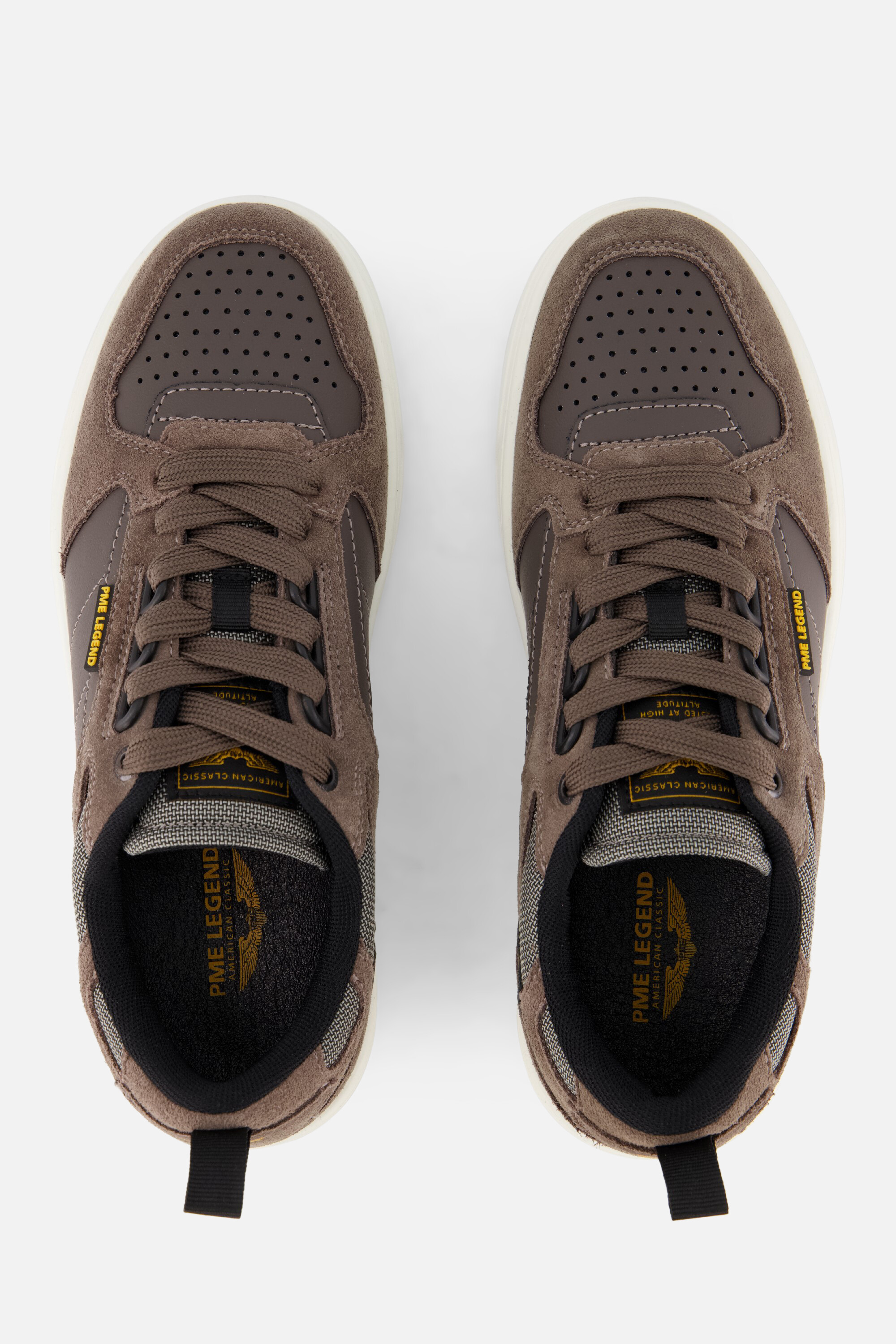 PME Legend Hinger Sneakers taupe Leer afbeelding 2