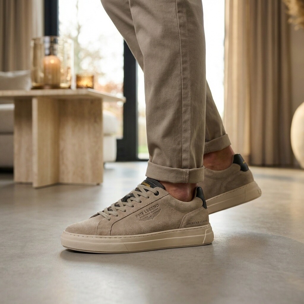 PME Legend PME Clevis Sneakers beige Suède