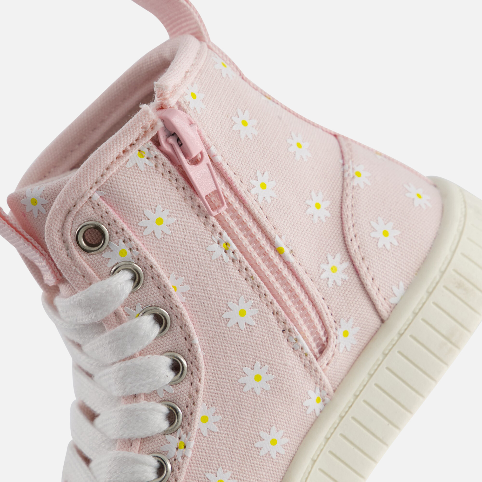 Muyters Flower Veterboots roze Canvas afbeelding 4