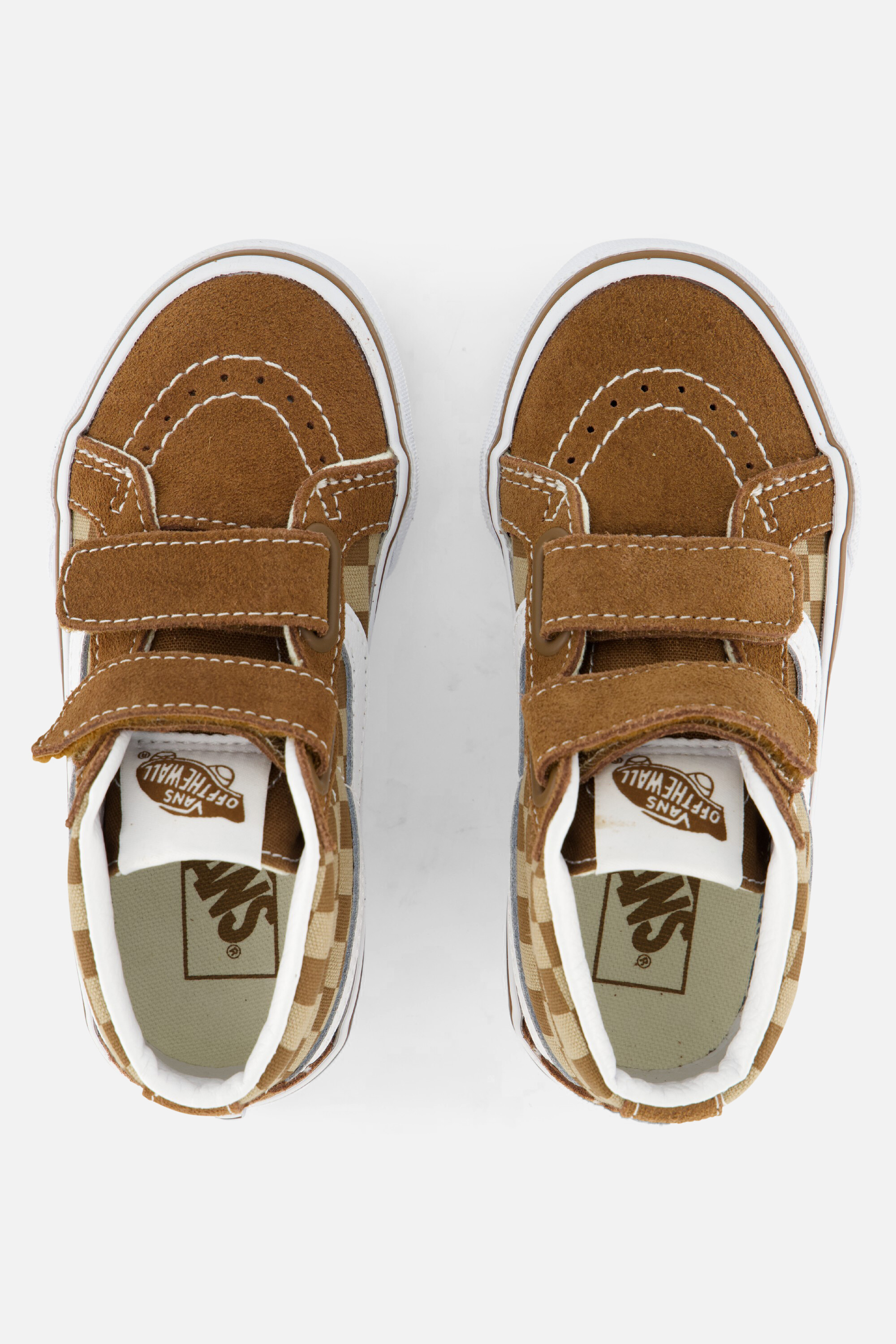 Vans SK8-Mid Reissue V Checkerboard bruin afbeelding 2