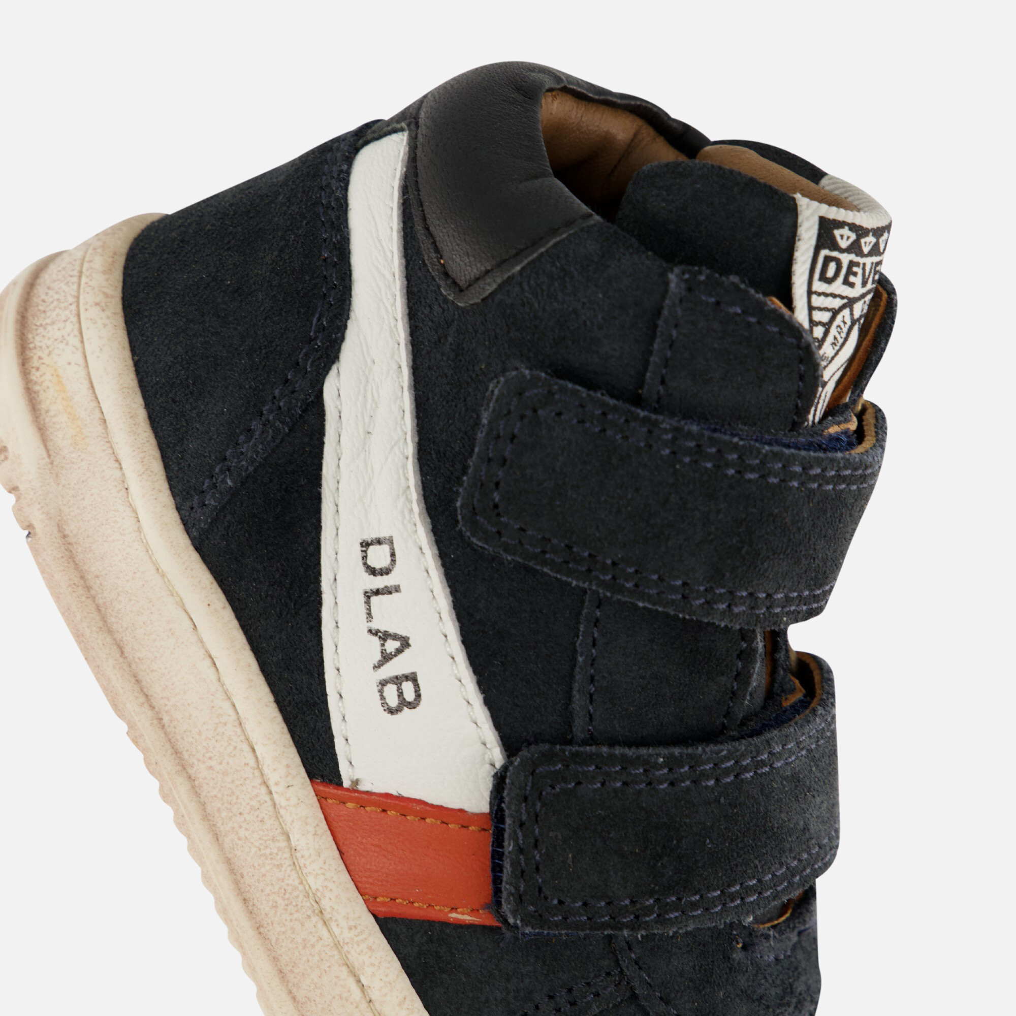 Develab Babyschoenen blauw Leer afbeelding 4