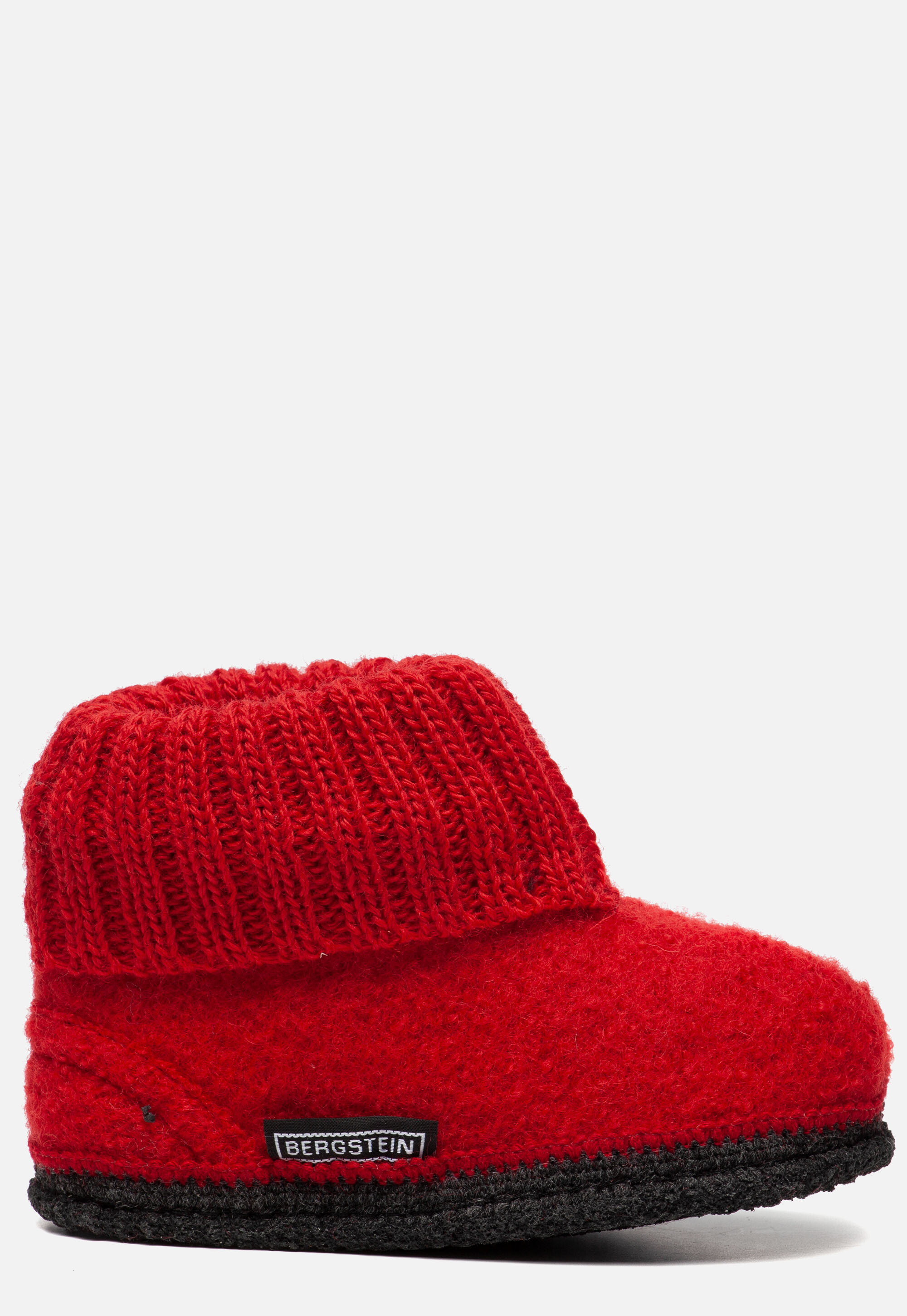 Bergstein Cozy slofjes rood Schapenwol afbeelding 2