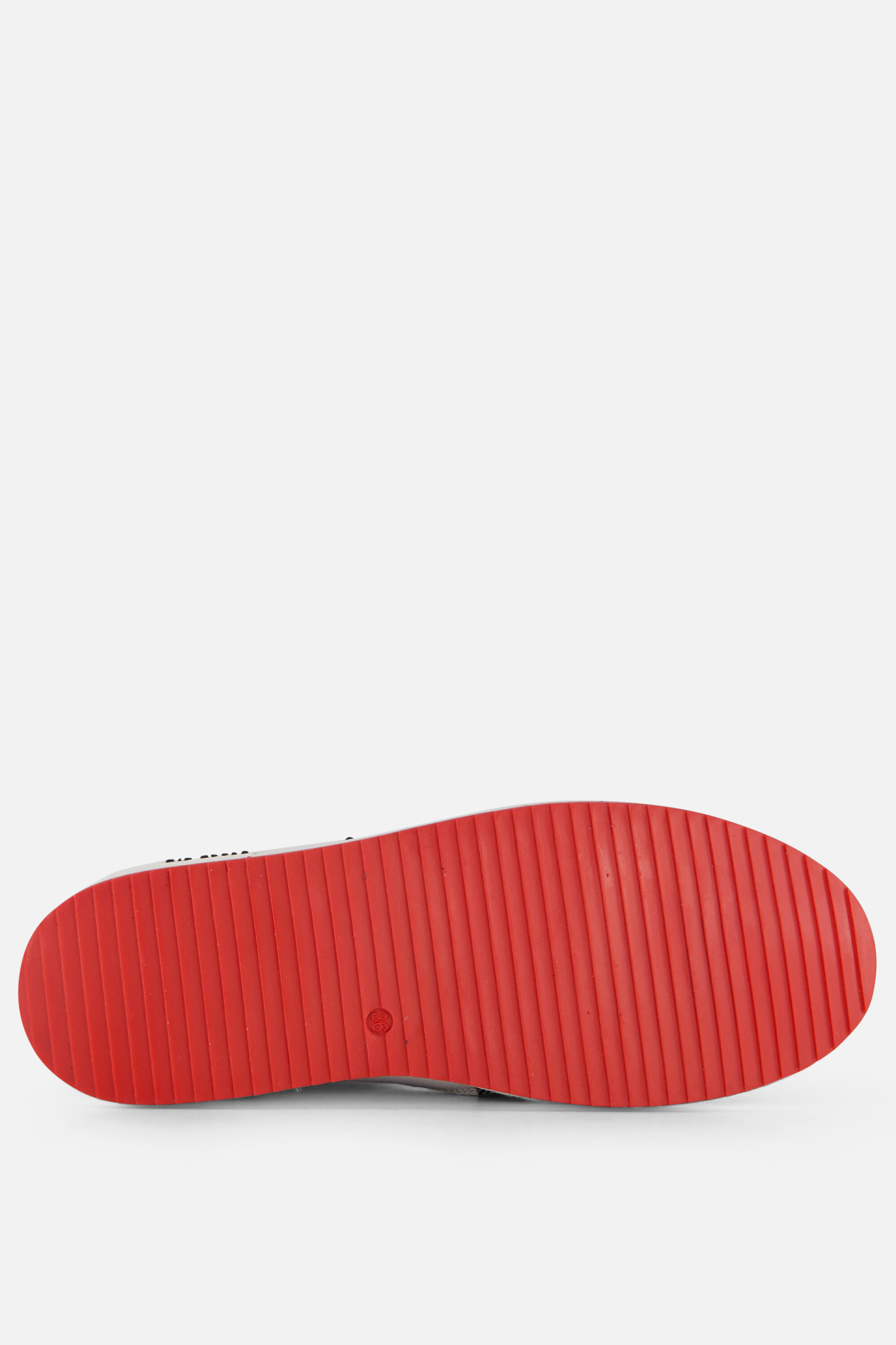 HIP Sneakers rood Leer afbeelding 3