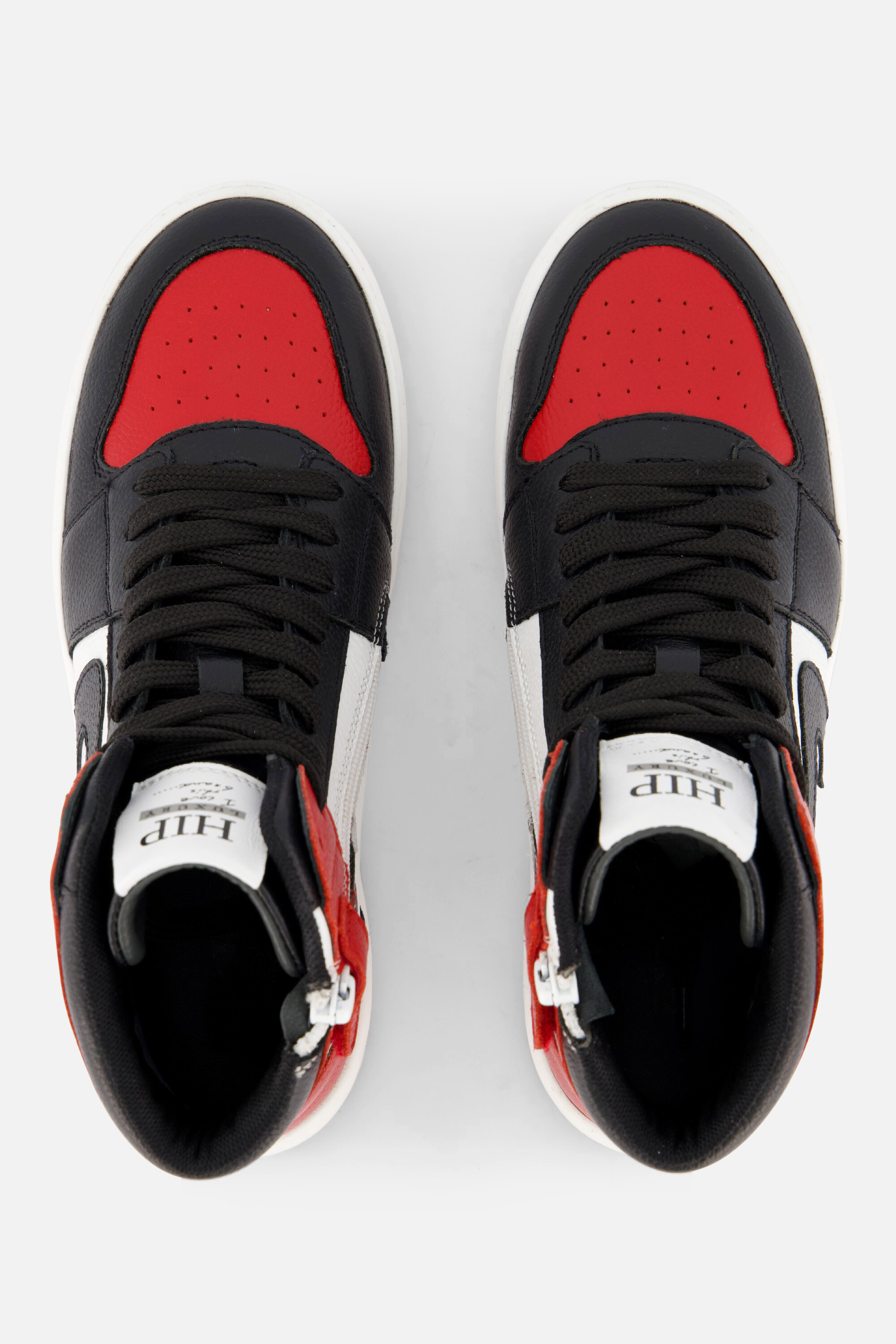 HIP Sneakers rood Leer afbeelding 2