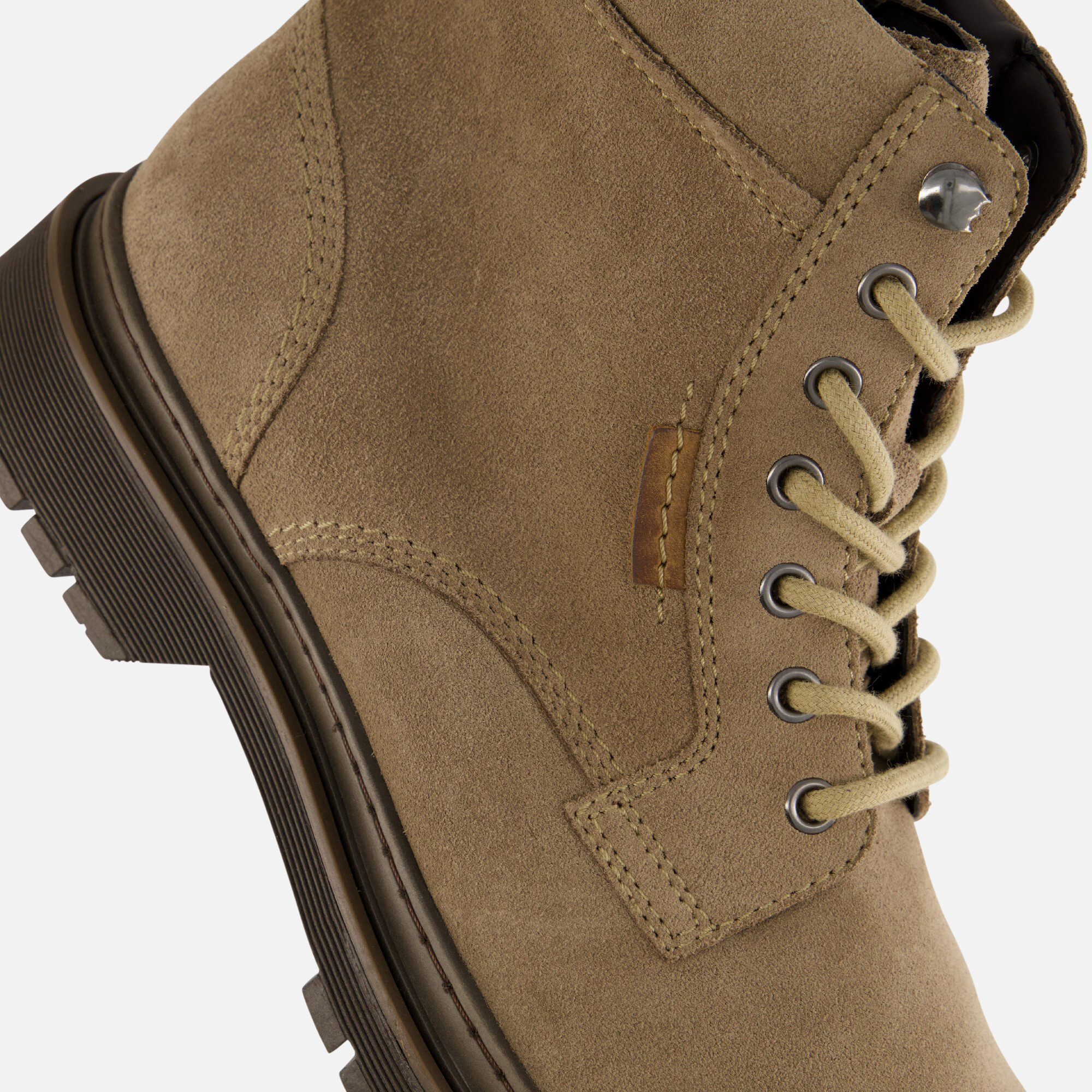 Vertice Veterschoenen taupe Suede afbeelding 4