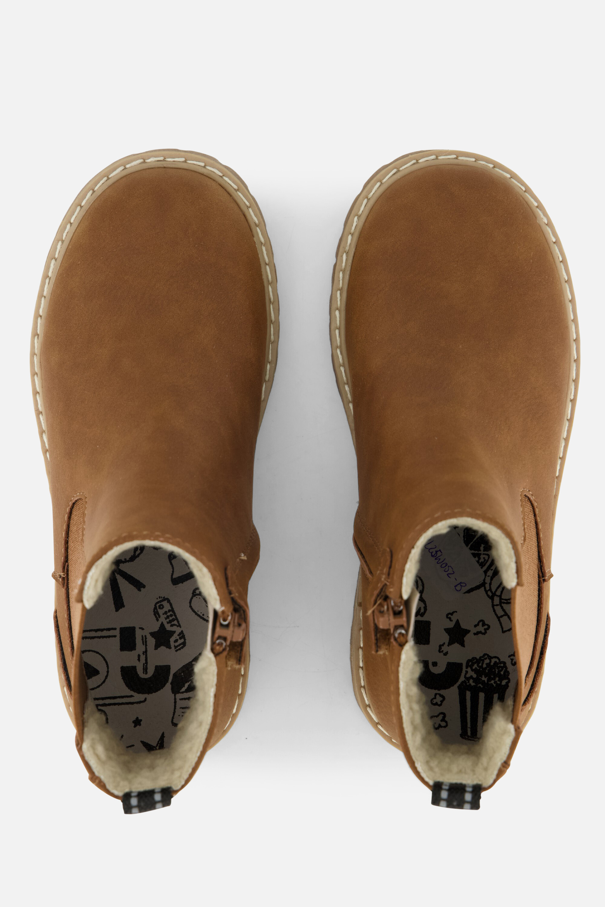 Muyters Chelsea boots cognac Synthetisch afbeelding 2