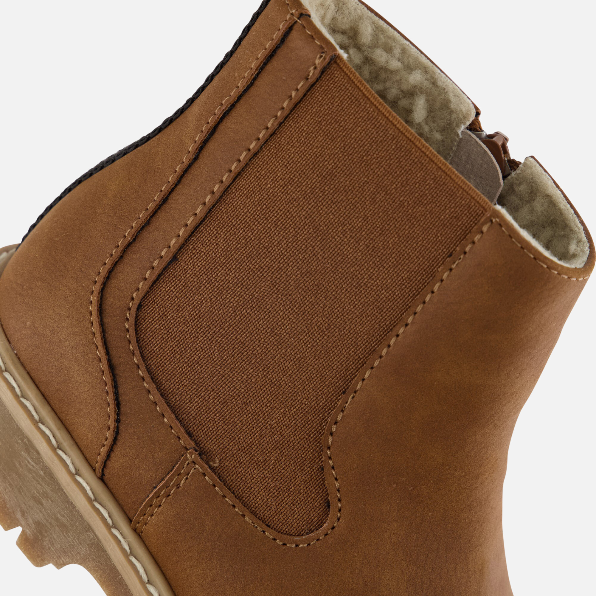 Muyters Chelsea boots cognac Synthetisch afbeelding 4