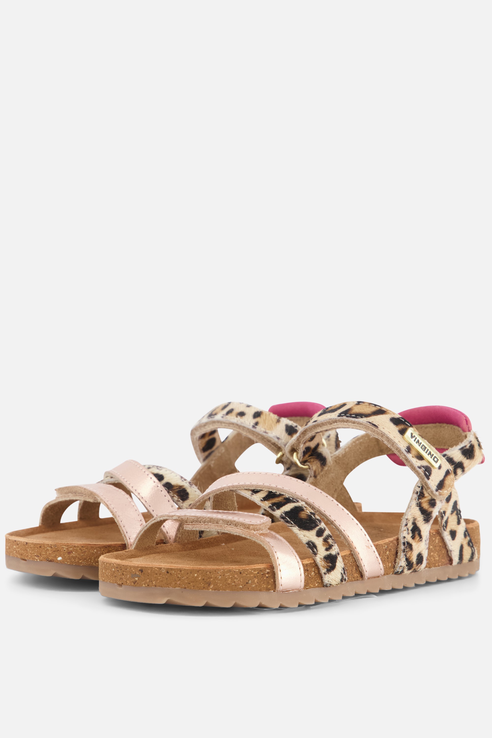 Vingino Vayenne Sandalen zwart Leer ziengs