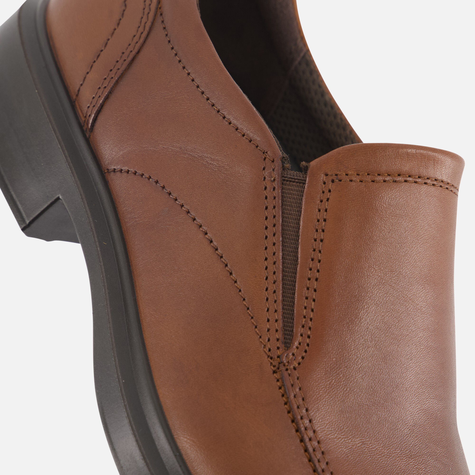 Ecco Helsinki 2 Instappers cognac Leer afbeelding 4