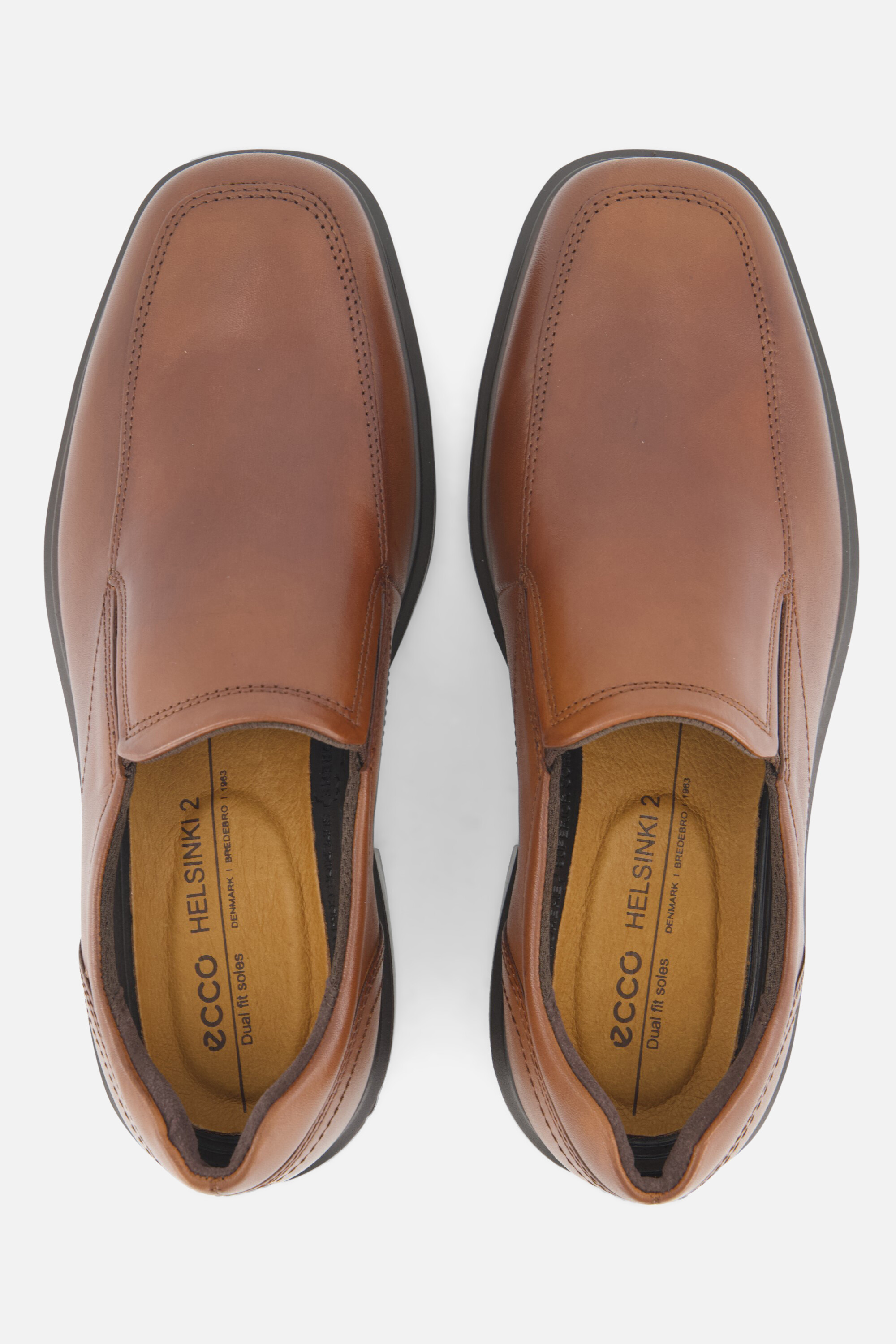 Ecco Helsinki 2 Instappers cognac Leer afbeelding 2