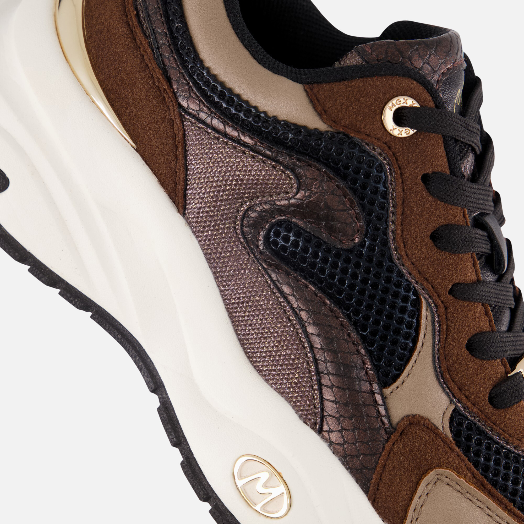Mexx Palma Ora Sneakers taupe Synthetisch afbeelding 4
