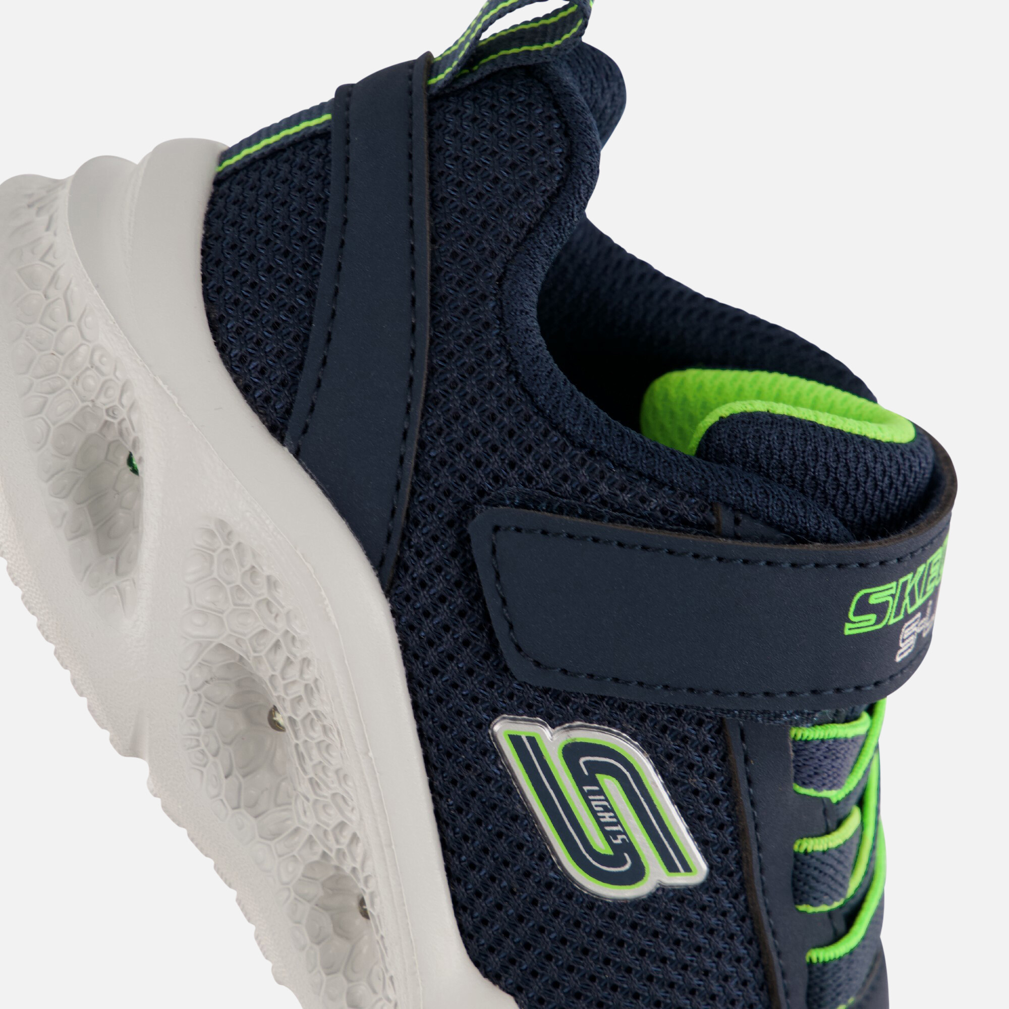 Skechers Meteor Lights Sneakers blauw Synthetisch afbeelding 4