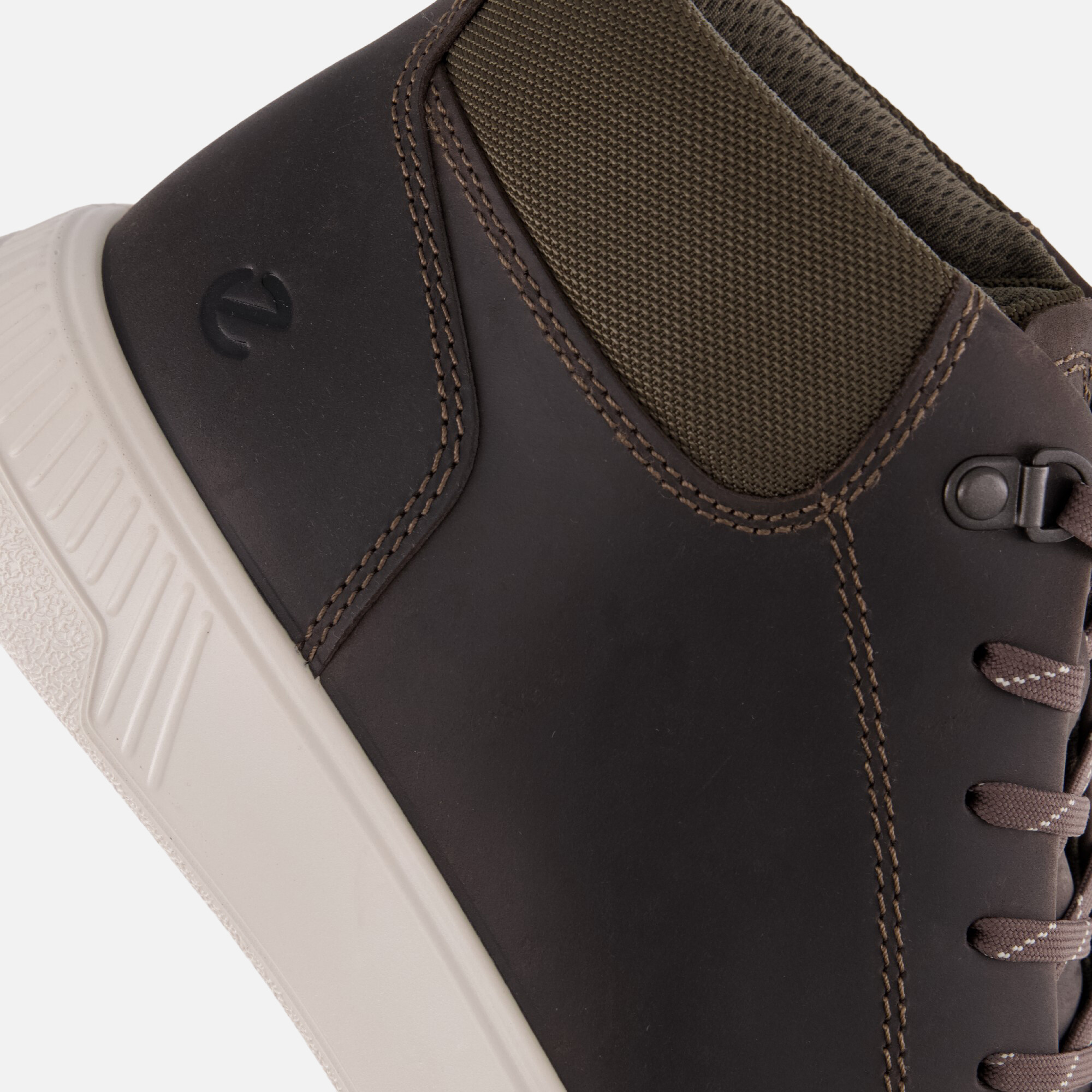 Ecco Move Veterschoenen grijs Leer afbeelding 4