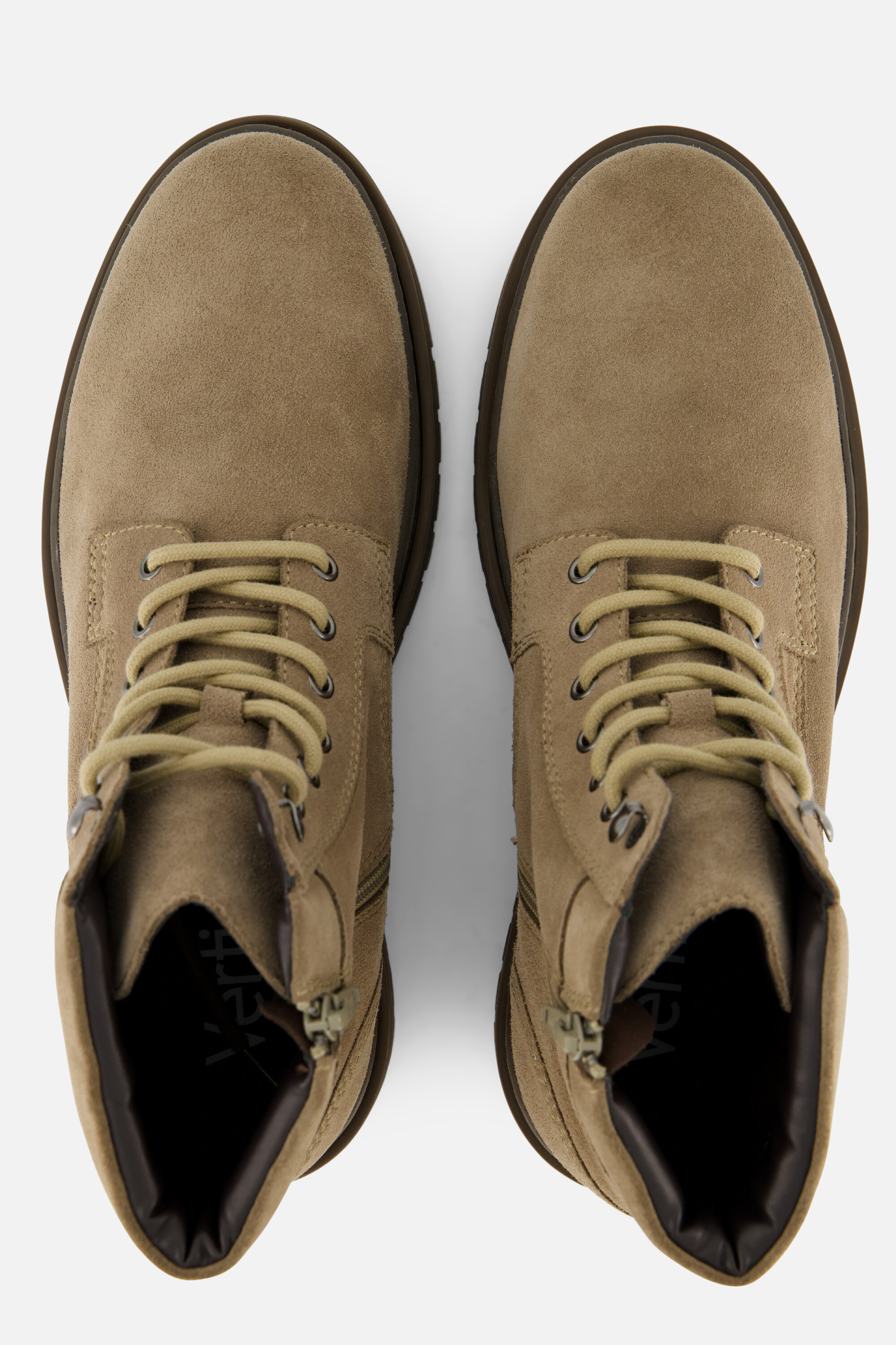 Vertice Veterschoenen taupe Suede afbeelding 2