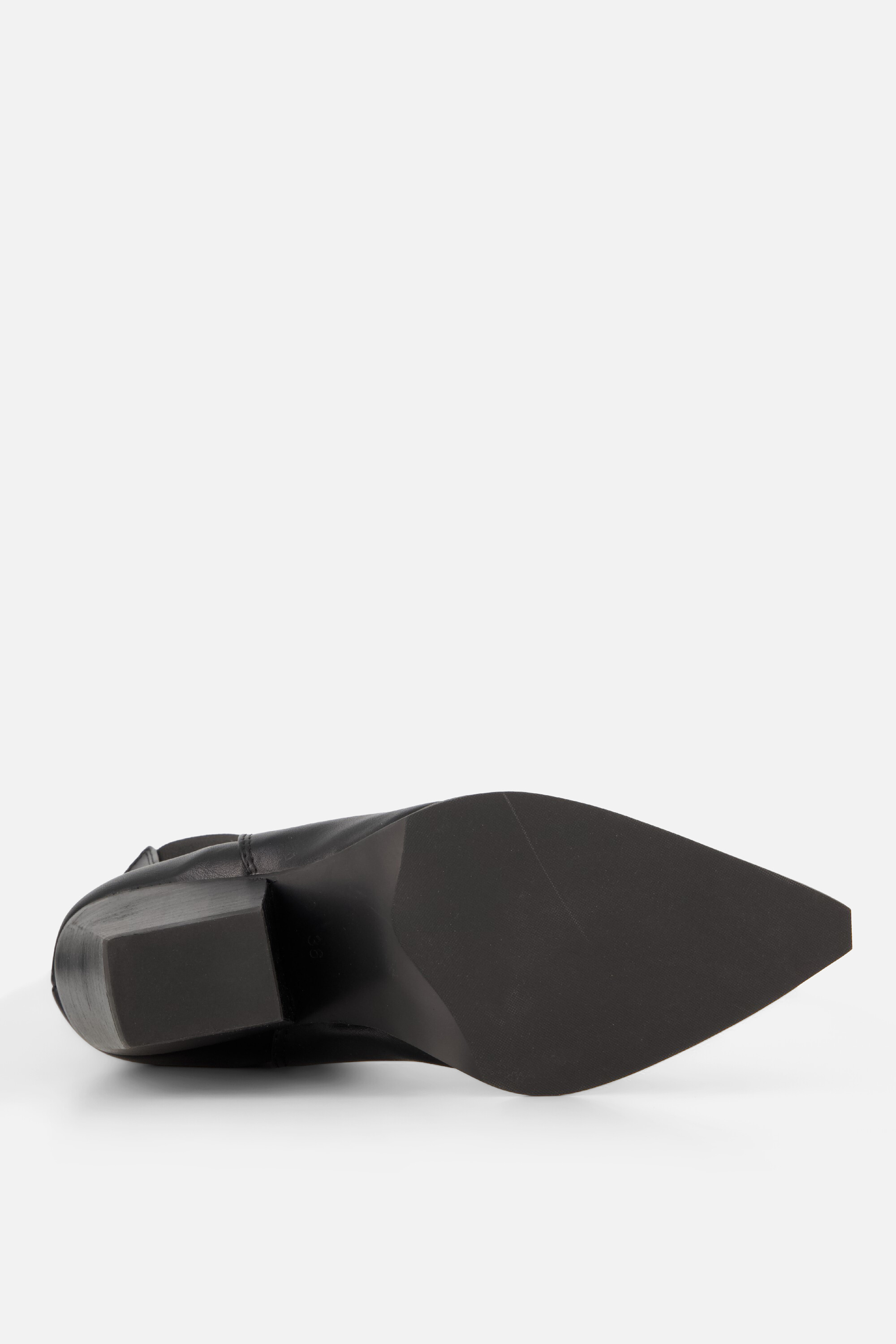 Posh by Poelman Chelsea boots met hak zwart Pu afbeelding 3