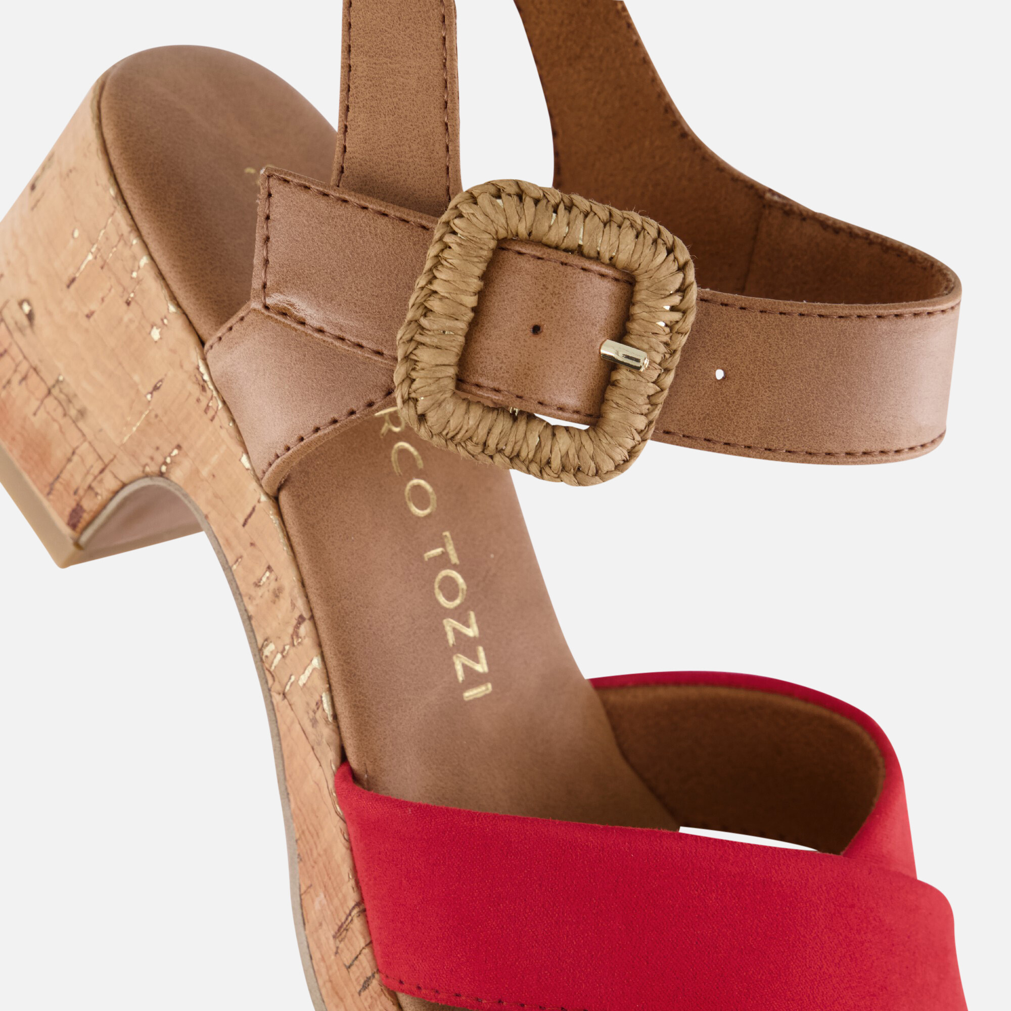 Marco Tozzi Sandalen rood Synthetisch afbeelding 3