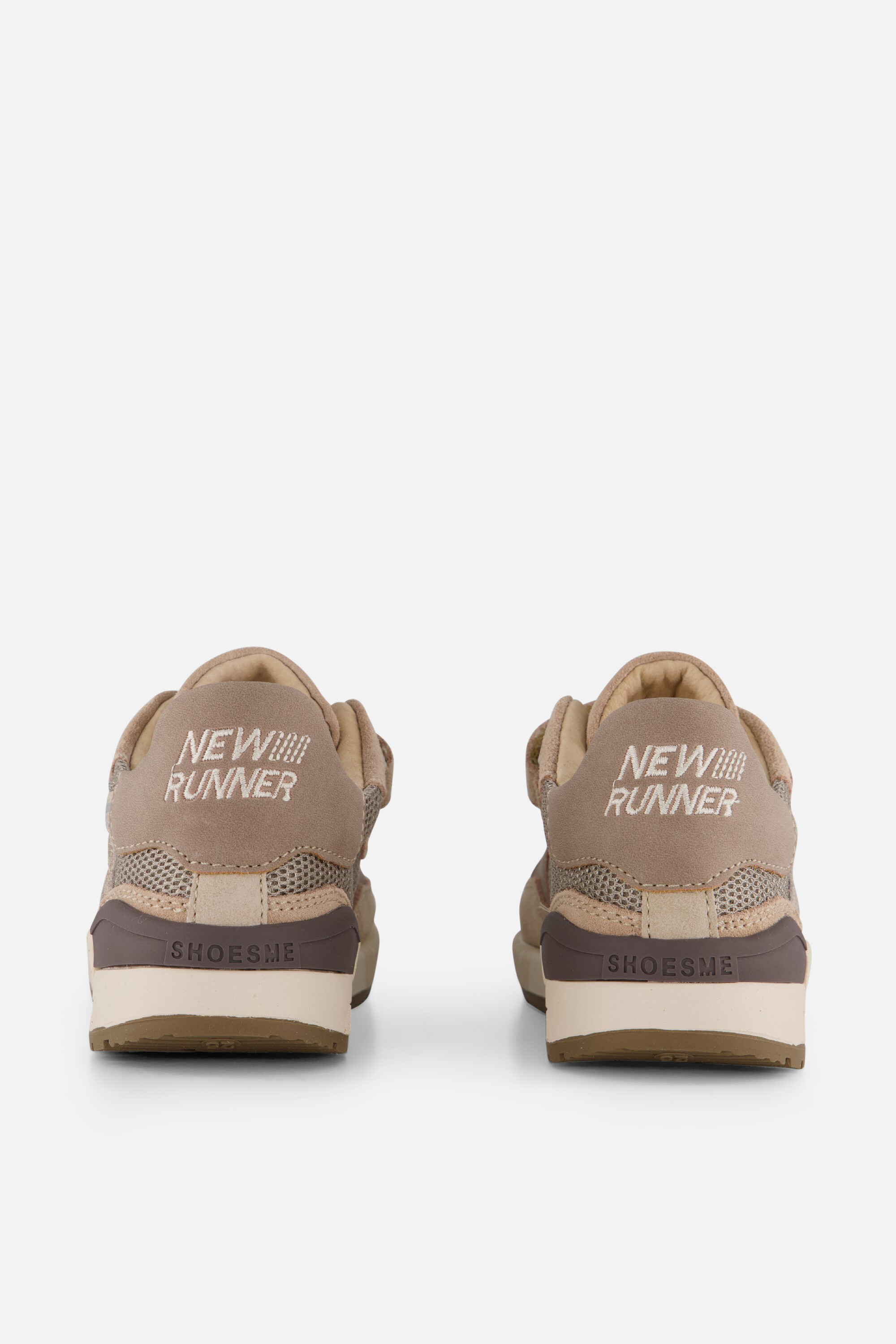 Shoesme Trainer Sneakers beige Leer afbeelding 2