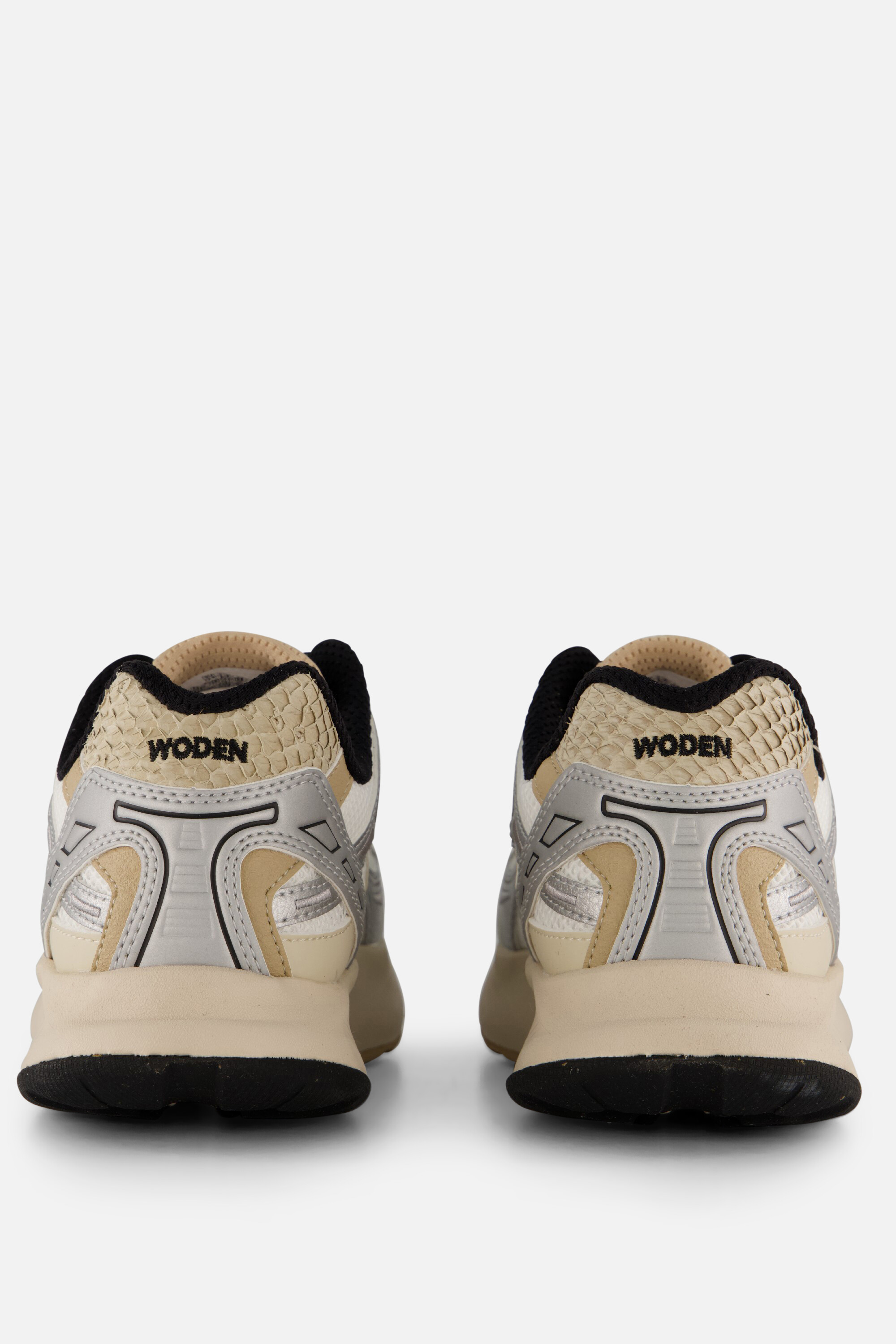 Woden Freja Runner Sneakers beige Leer afbeelding 2