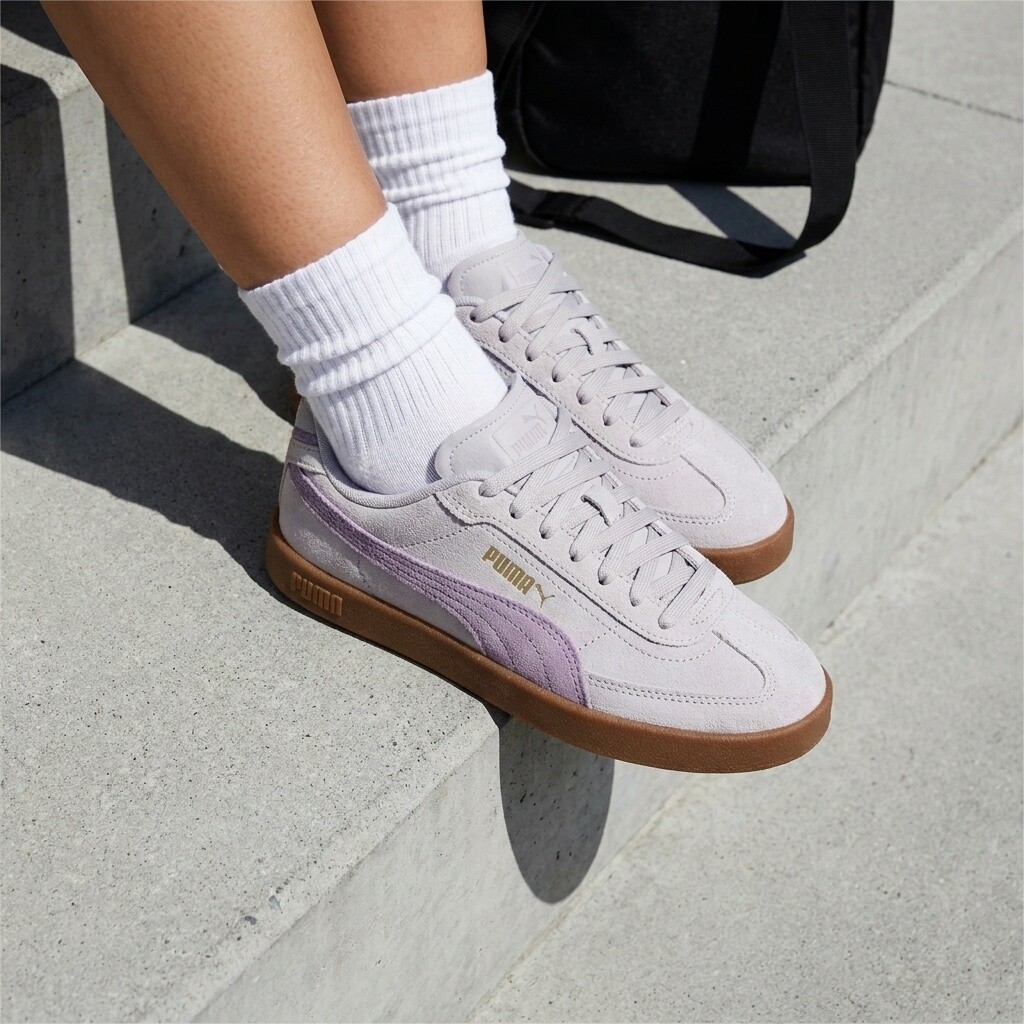 Puma Puma Club II Era Sneakers paars Suede