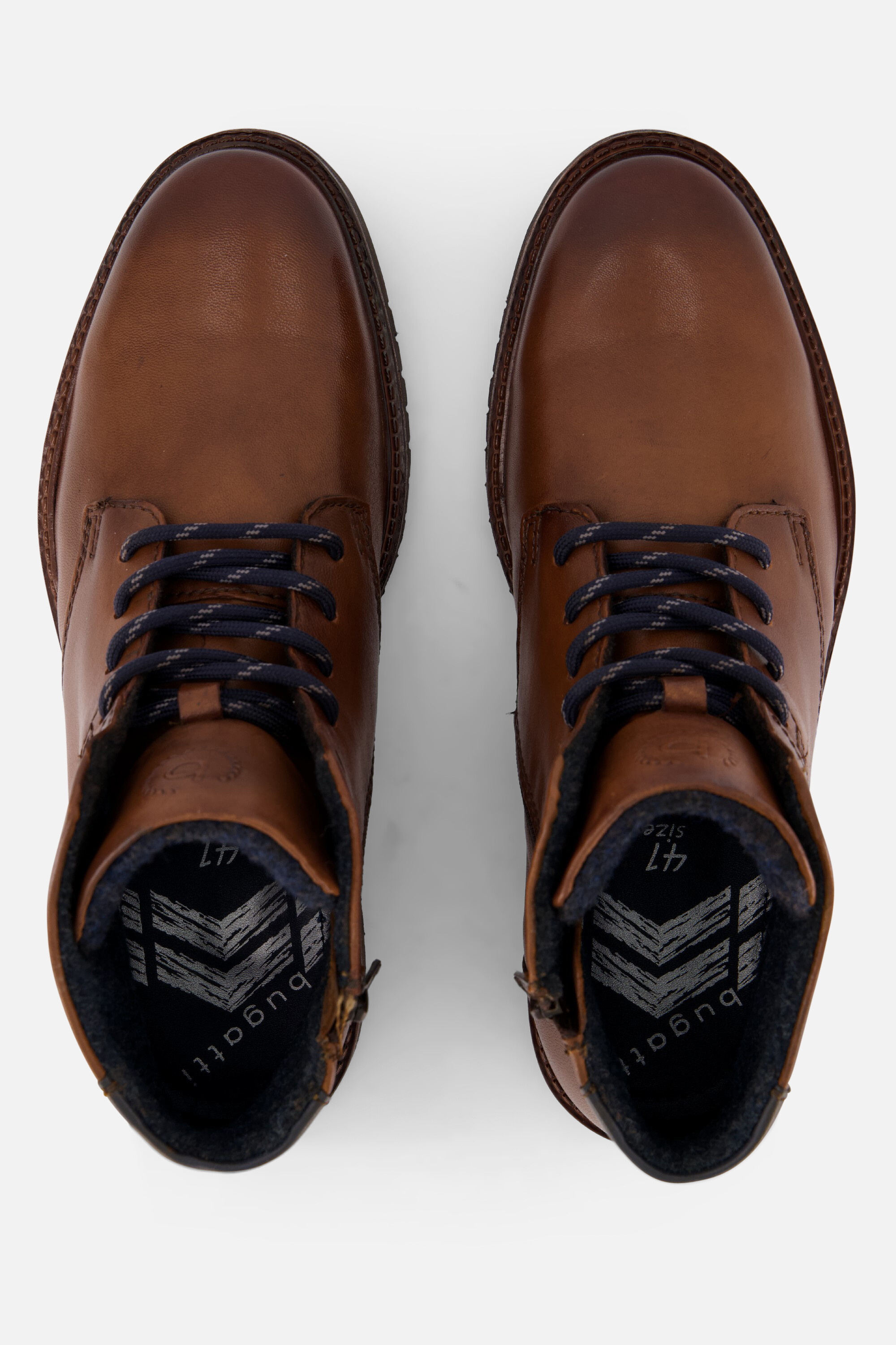 Bugatti Caj Veterschoenen cognac Leer afbeelding 2