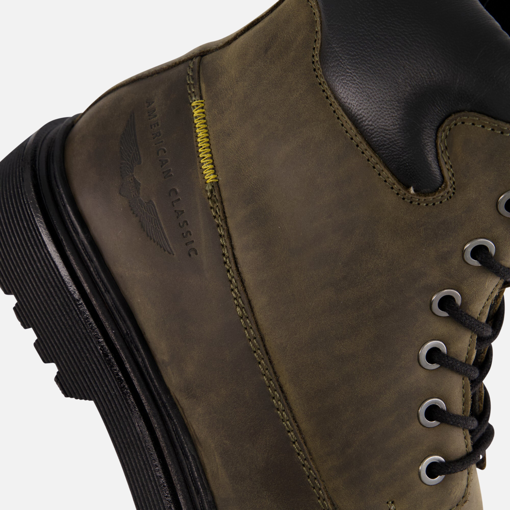 PME Legend Ty Ten Veterschoenen groen Leer afbeelding 4