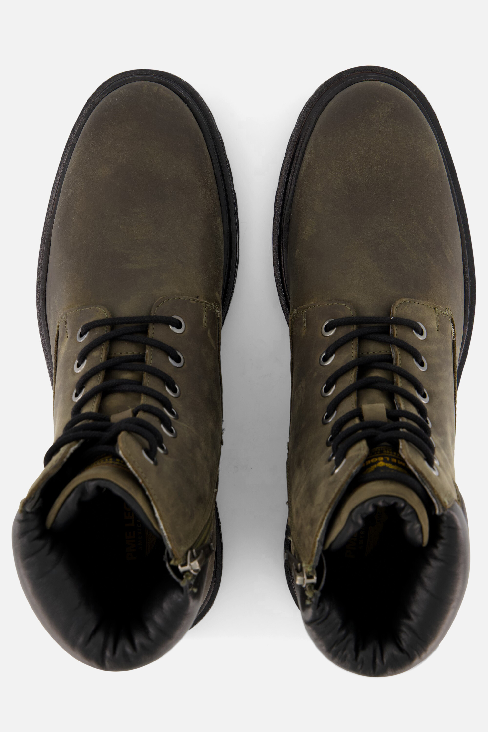 PME Legend Ty Ten Veterschoenen groen Leer afbeelding 2