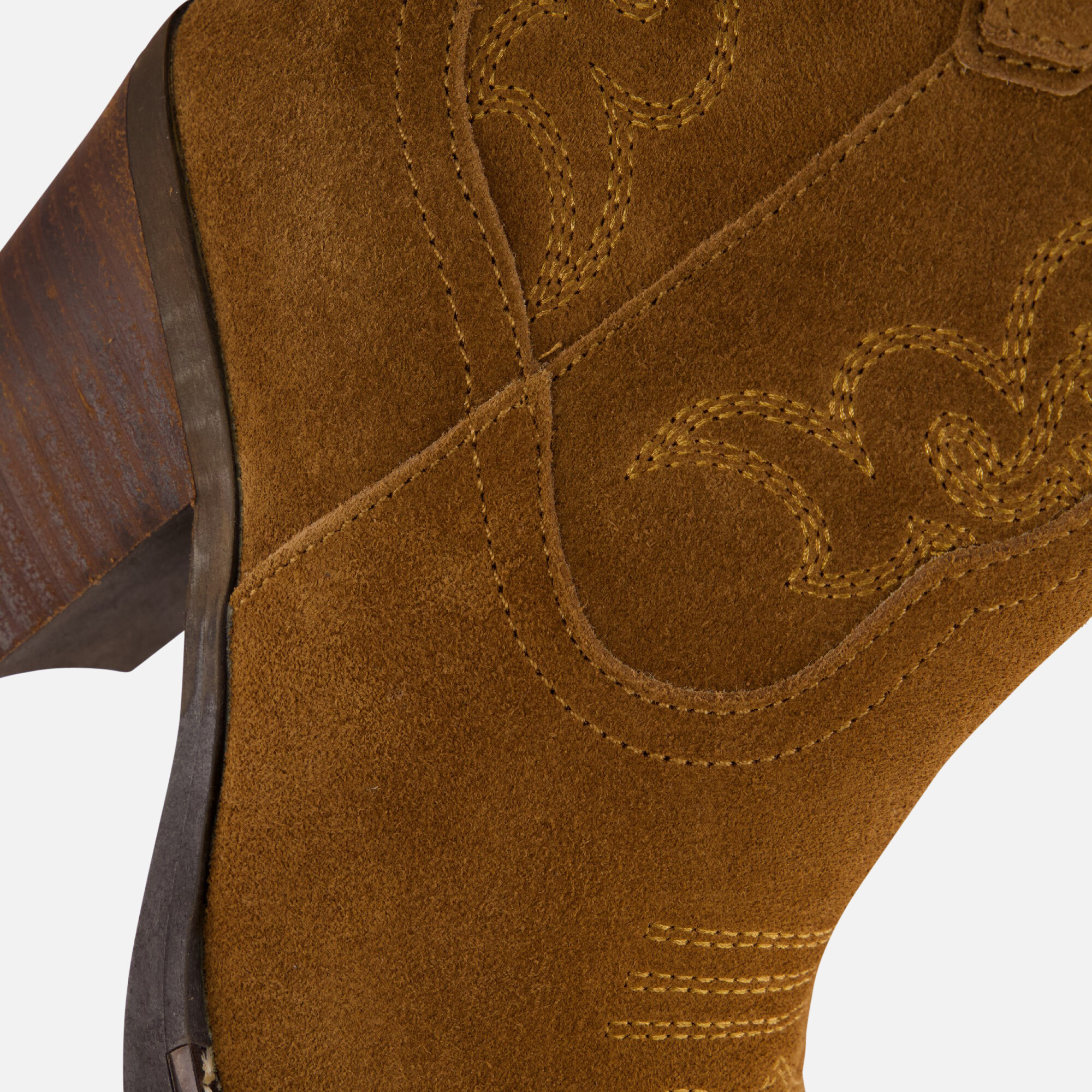 Cellini Cowboylaarzen cognac Suede afbeelding 4