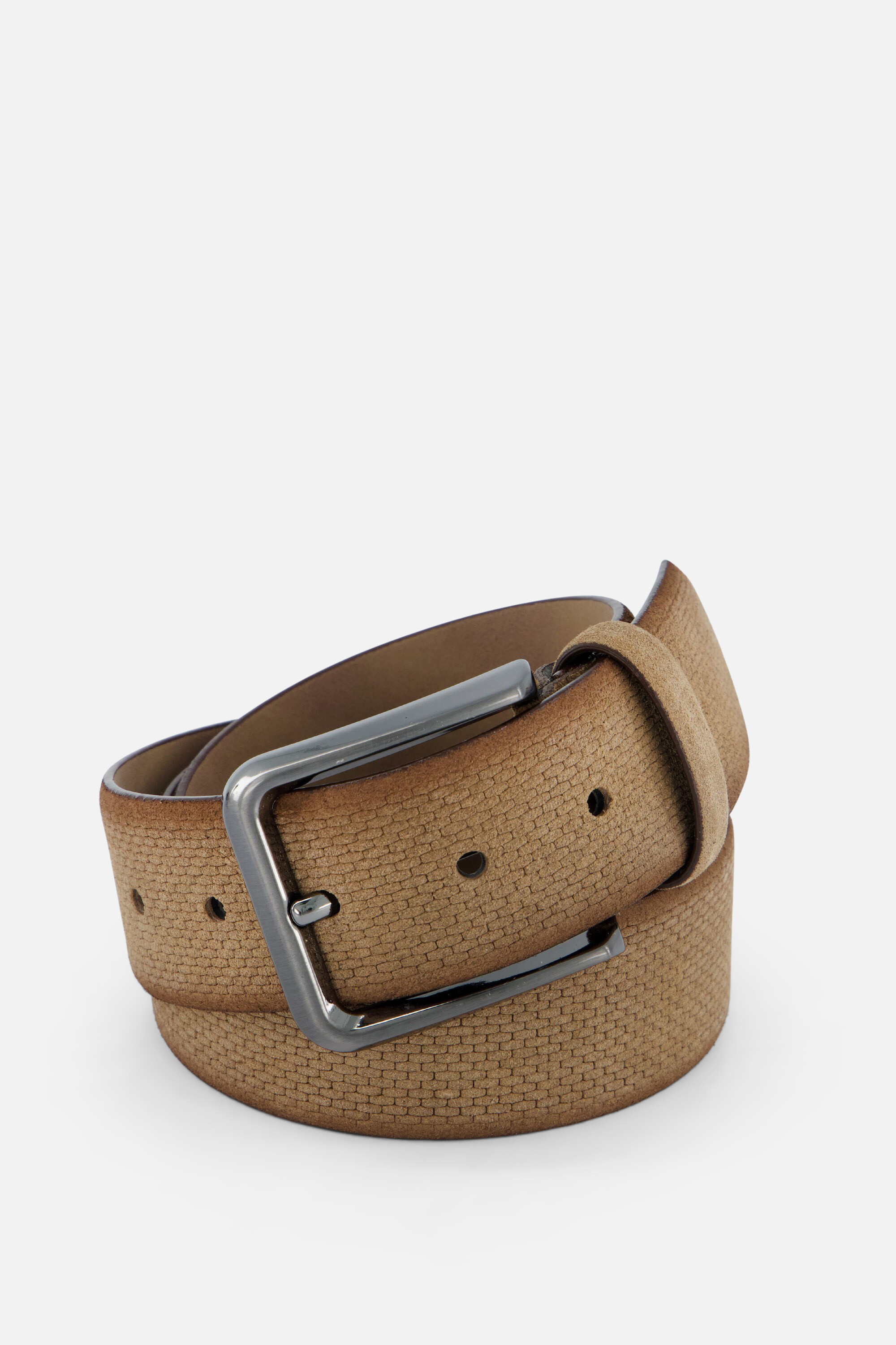 Ziengs Riem bruin Suede afbeelding 2
