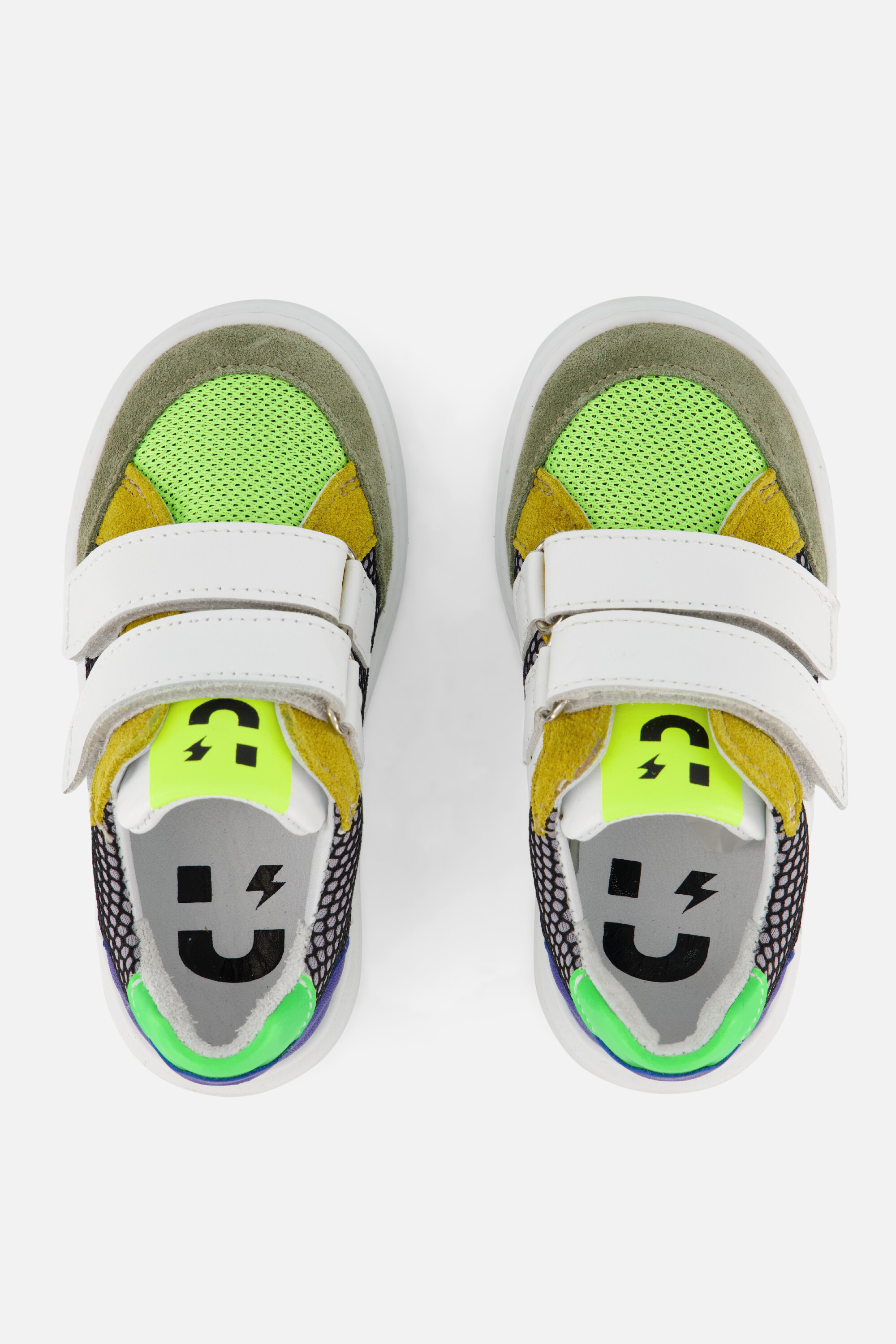Muyters Velcro Sneakers groen Leer afbeelding 2